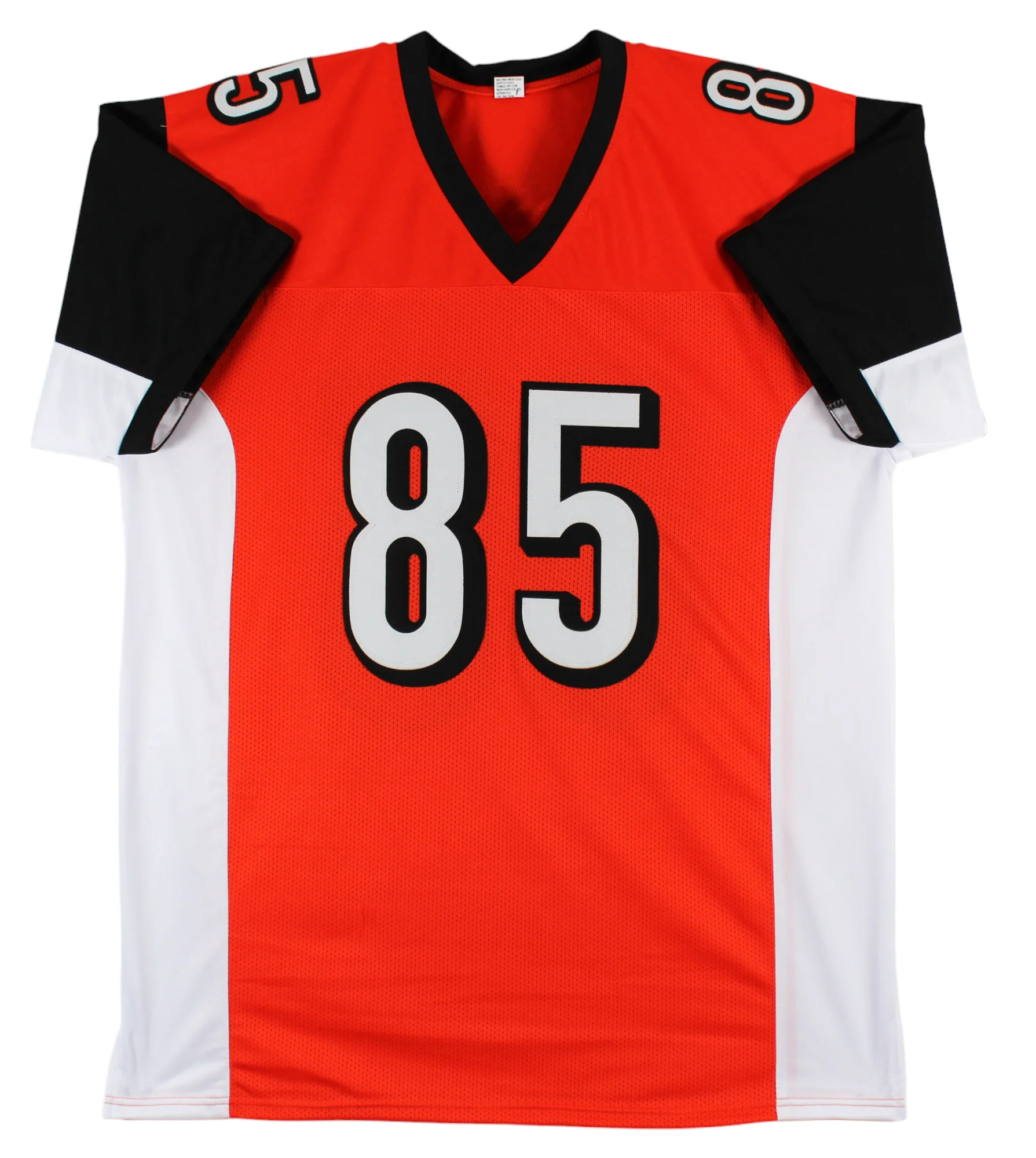 Chad Johnson Authentic Signed Orange Pro Style Jersey BAS Witnessed - Image 4