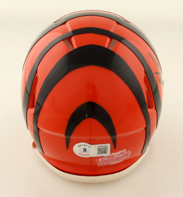 Chad "Ochocinco" Johnson Signed Bengals Speed Mini Helmet - Beckett - Image 2