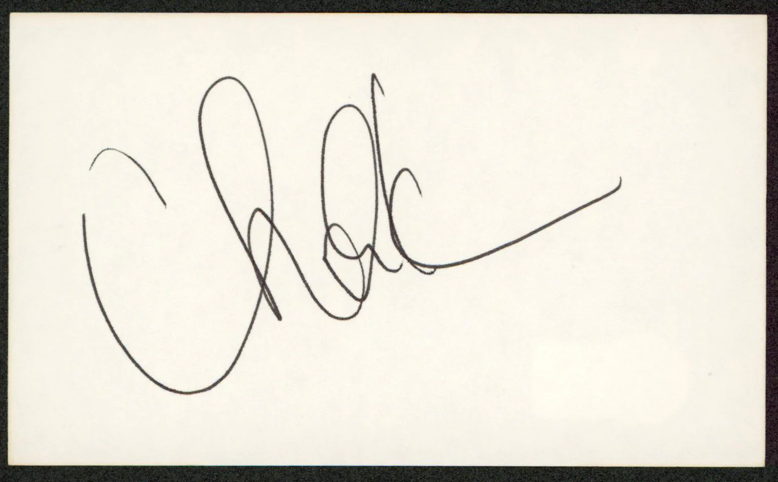 Chaka Khan The Blues Brothers Authentic Signed 3x5 Index Card Autographed BAS