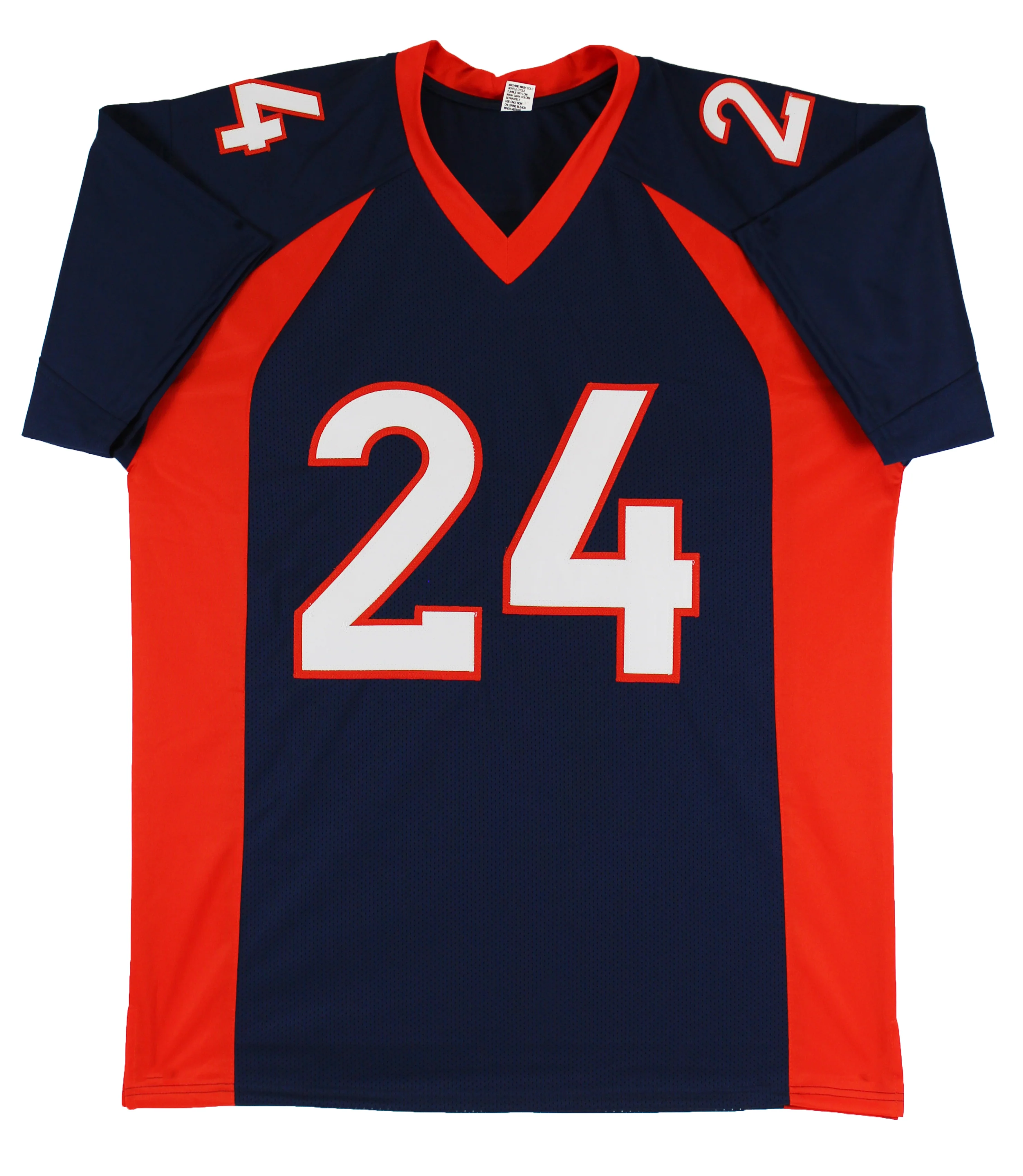 Champ Bailey Authentic Signed Navy Blue Pro Style Jersey BAS Witnessed - Image 4