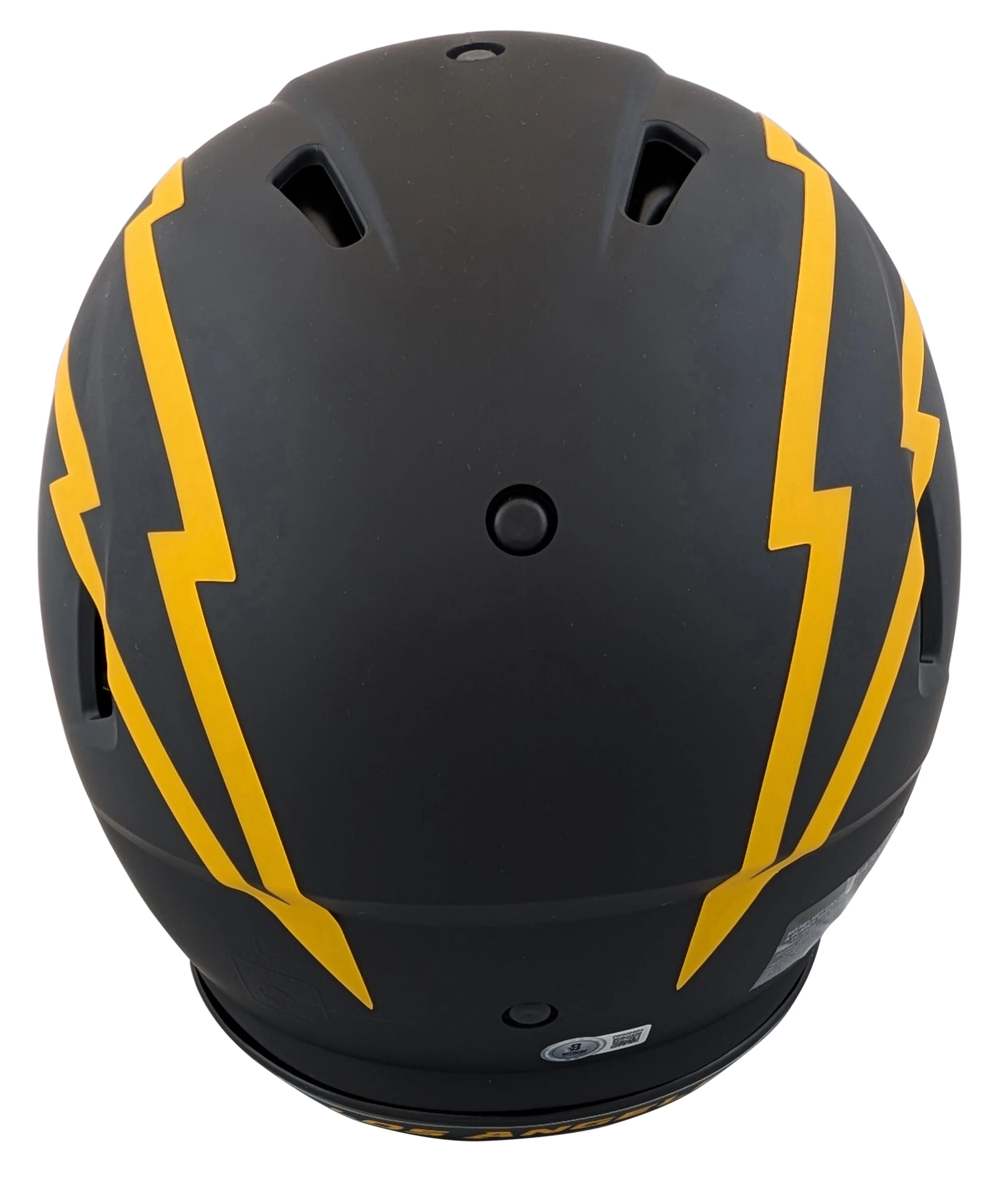 Chargers Antonio Gates "HOF" Signed Eclipse F/S Speed Proline Helmet W/ Case BAS - Image 4