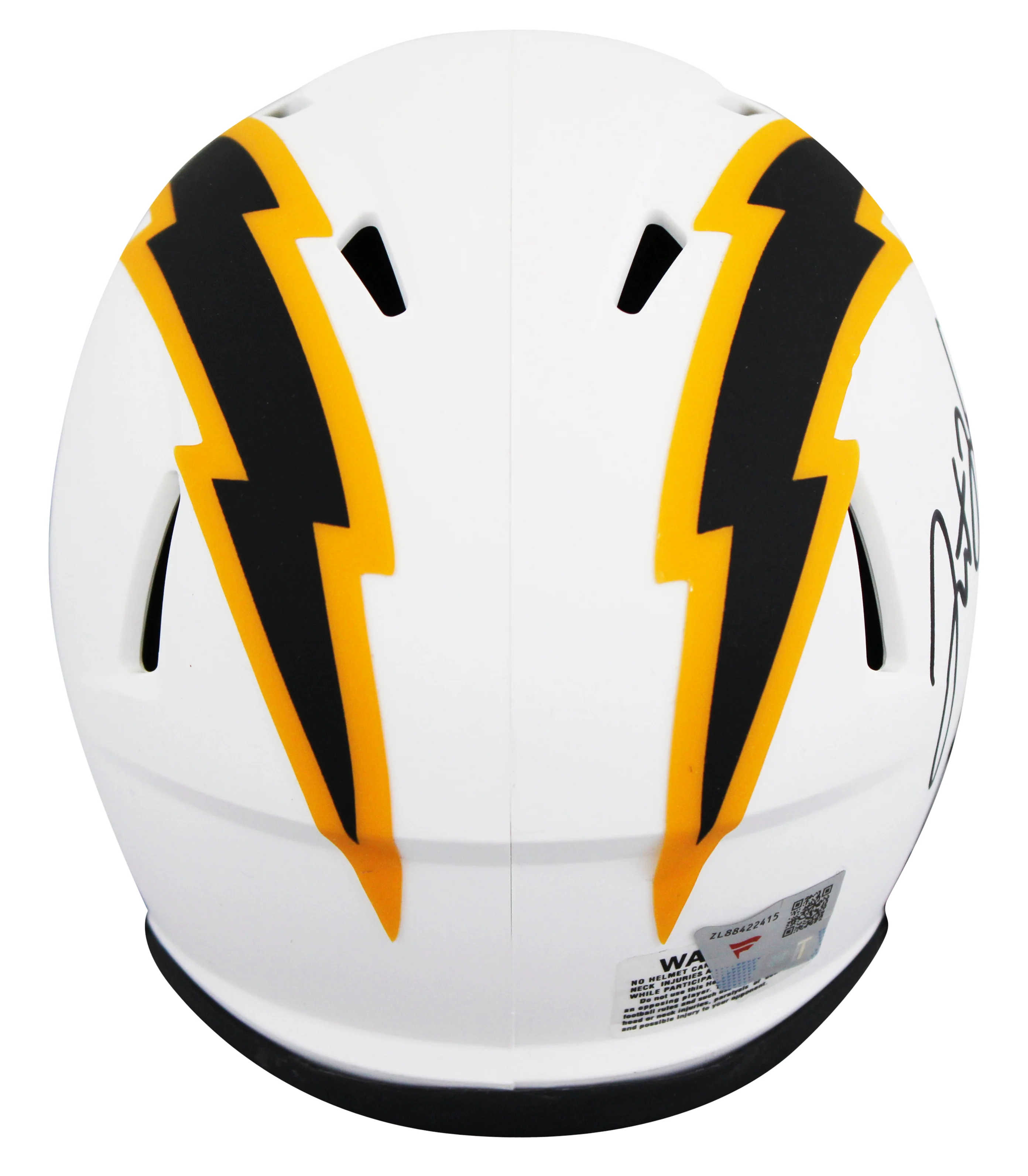 Chargers Justin Herbert Authentic Signed Lunar Speed Mini Helmet Fanatics - Image 3