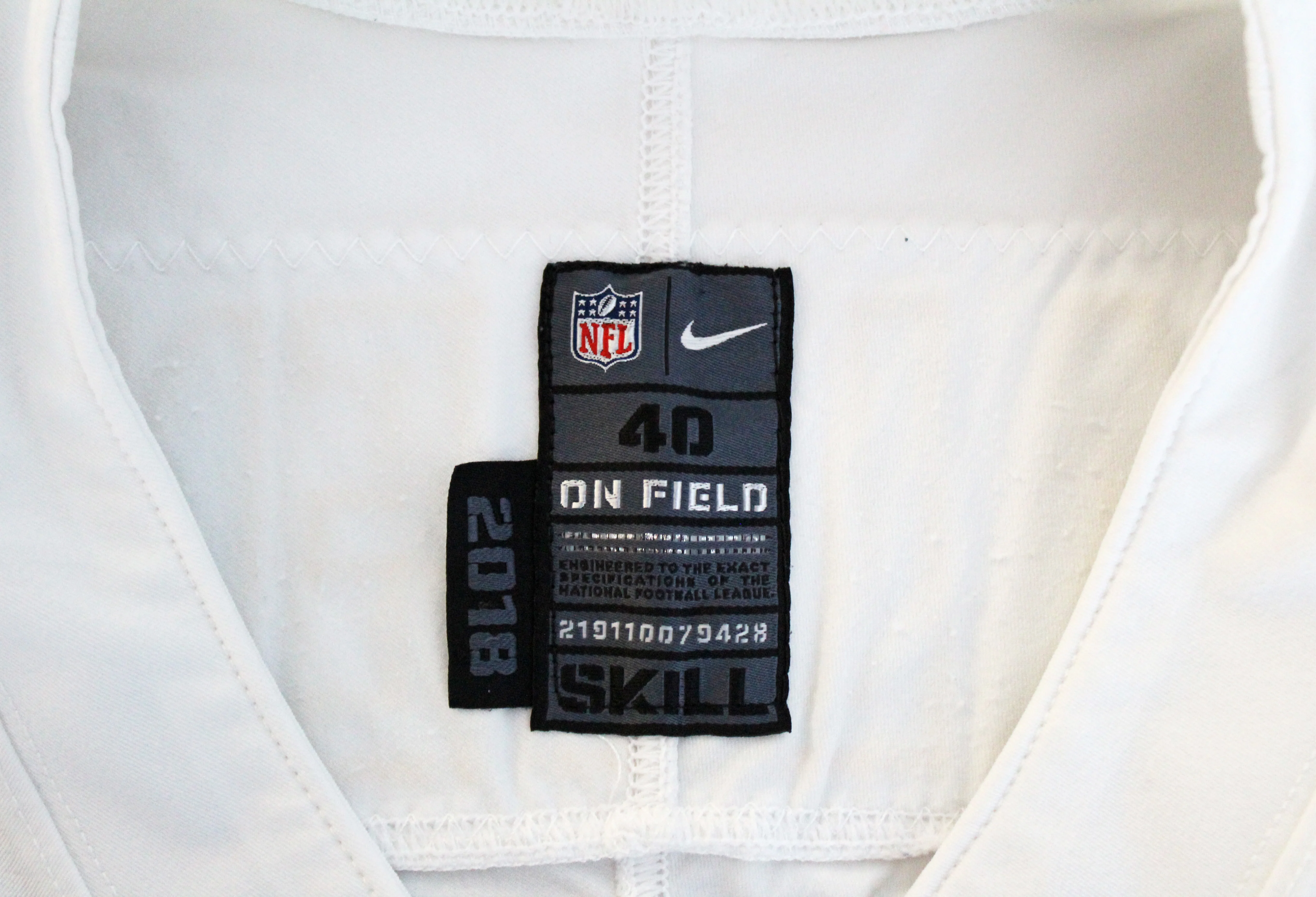 Chargers Keenan Allen Signed & Photomatched 2018 Game Used White Nike Jersey BAS - Image 10