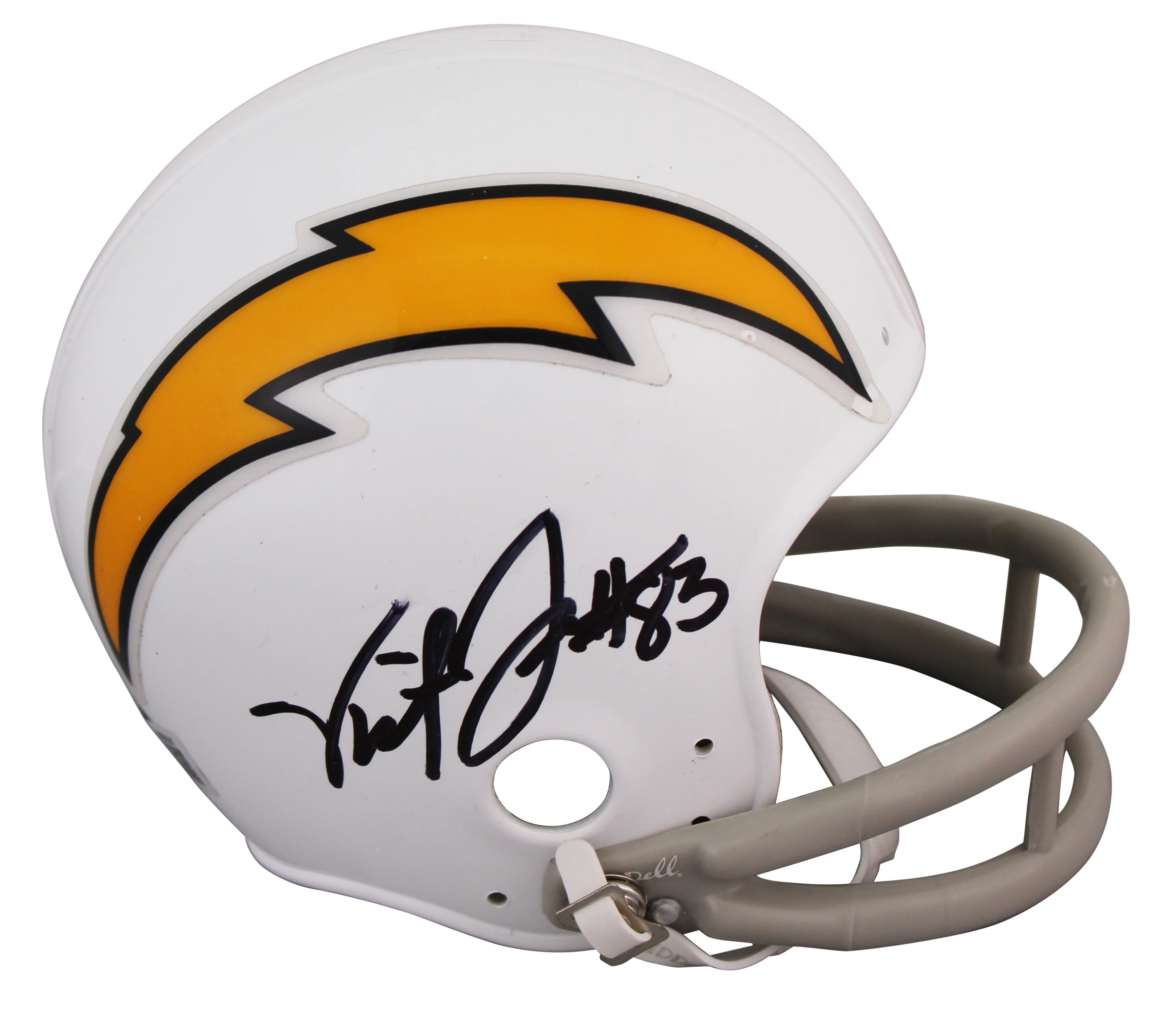 Chargers Vincent Jackson Authentic Signed VSR4 Mini Helmet BAS #BR84247 - Image 2