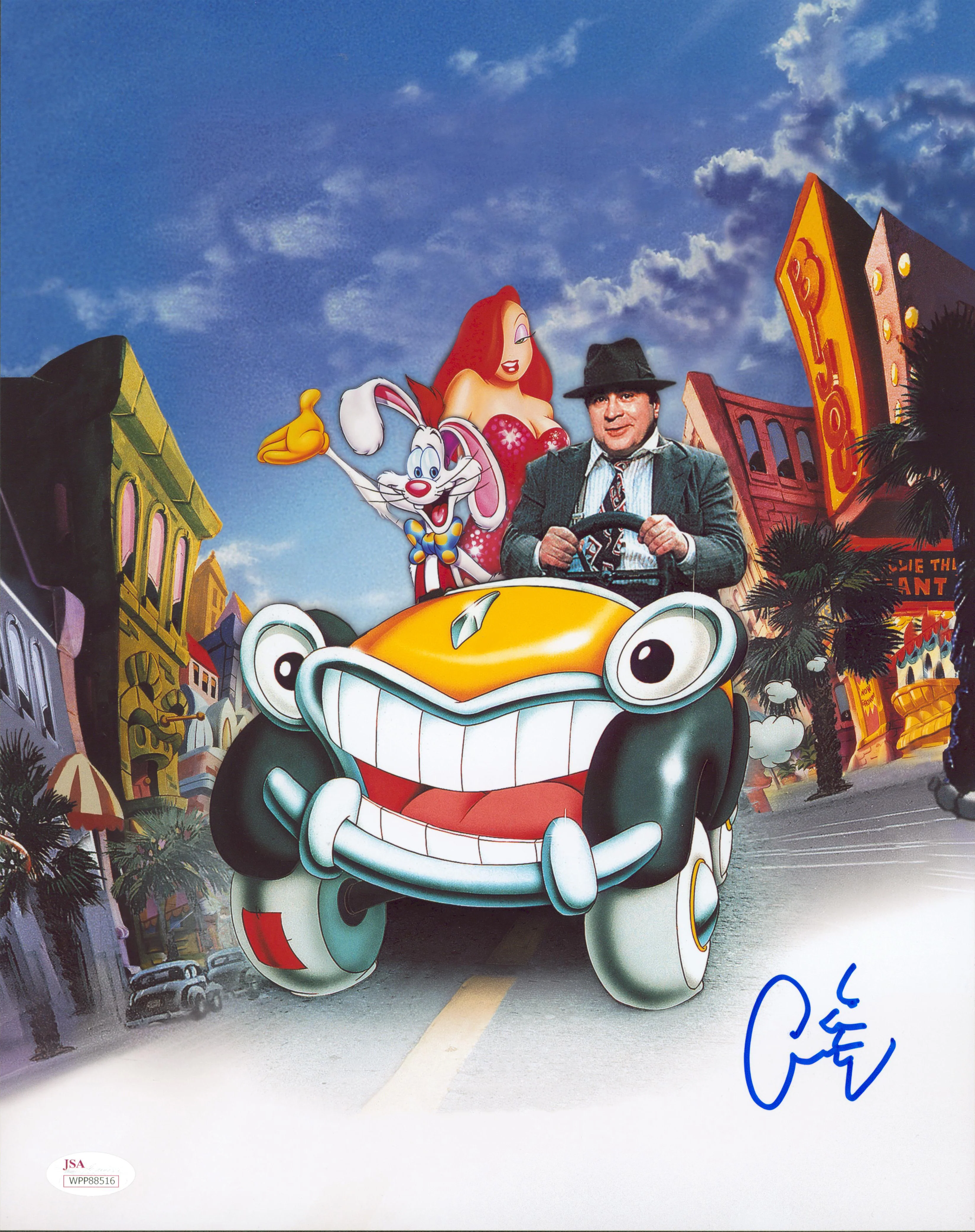 Charles Fleischer Who Framed Roger Rabbit? Signed 11x14 Photo JSA Wit #WPP88516 - Image 2