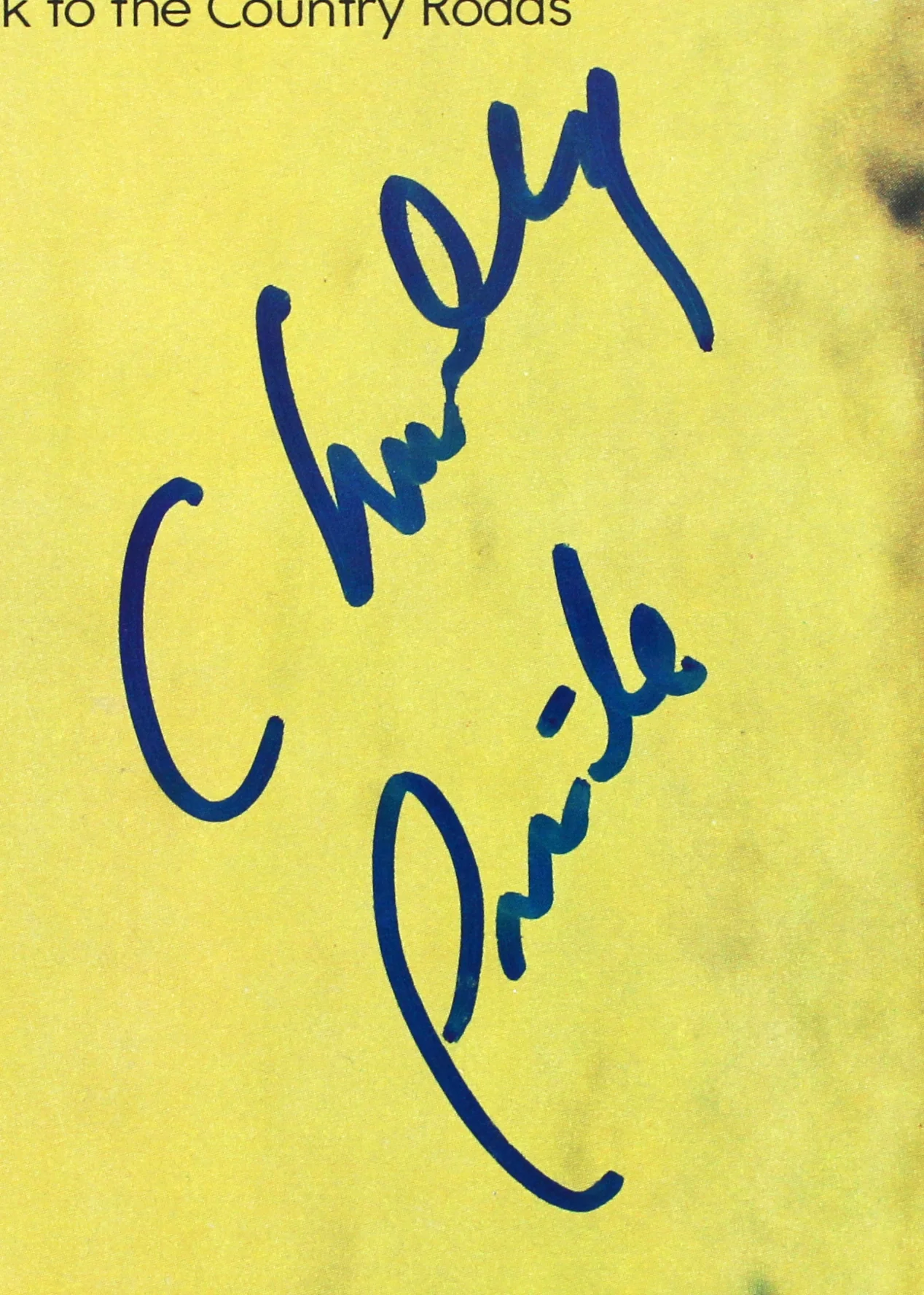 Charley Pride Signed A Sunshiny Day with Charley Pride Album Cover BAS #BG83083 - Image 3