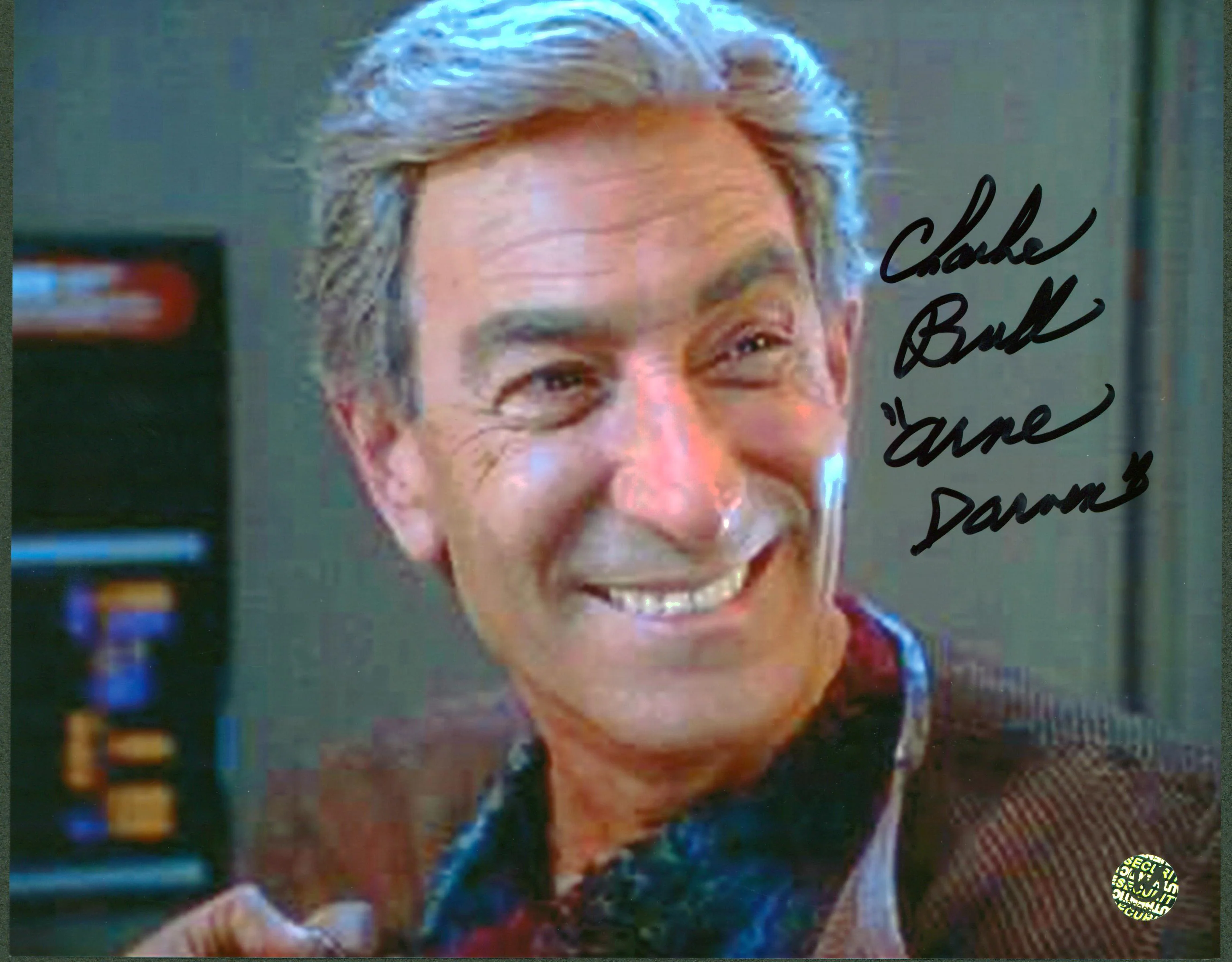 Charlie Brill Star Trek "Arne Darvin" Signed 8x10 Photo Wizard World #029200 - Image 2