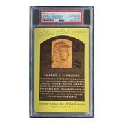 Charlie Gehringer Signed 4x6 Detroit Tigers HOF Plaque Card PSA/DNA 85025740 - Image 3