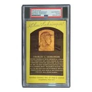 Charlie Gehringer Signed 4x6 Detroit Tigers HOF Plaque Card PSA/DNA 85025749 - Image 3