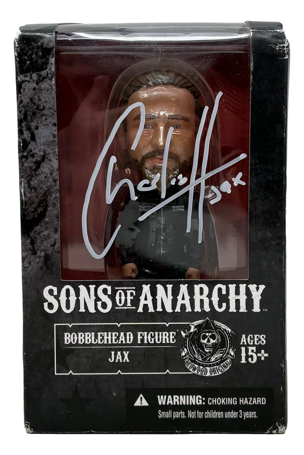 Charlie Hunnam Signed 8" Sons Of Anarchy Jax Teller Bobblehead Figure Radtke