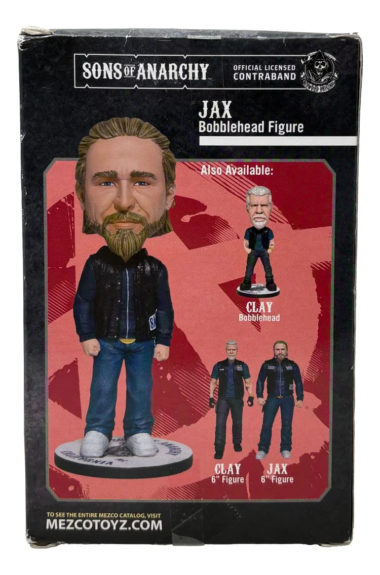 Charlie Hunnam Signed 8" Sons Of Anarchy Jax Teller Bobblehead Figure Radtke - Image 3