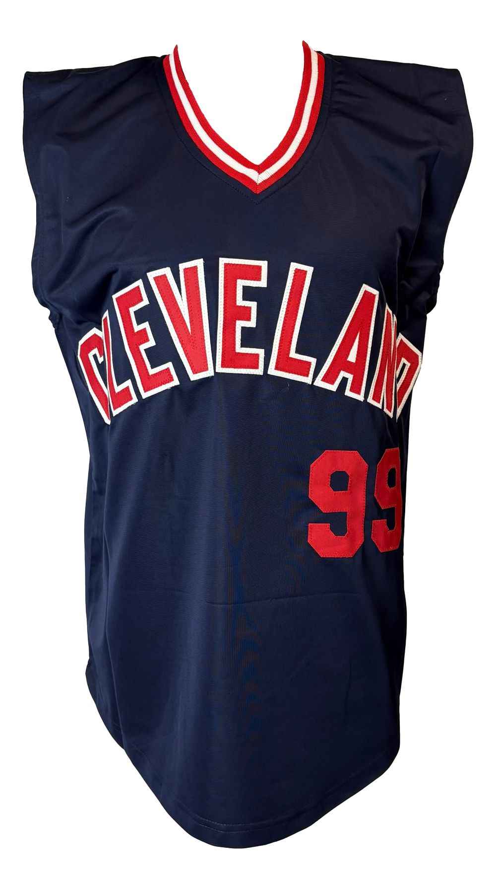 Charlie Sheen Major League Signed Navy Sleeveless Baseball Jersey PSA/DNA - Image 3