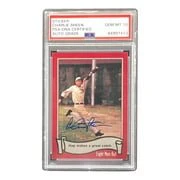 Charlie Sheen Signed 1988 Pacific #41 Eight Men Out Trading Card PSA/DNA Gem MT 10 - Image 3