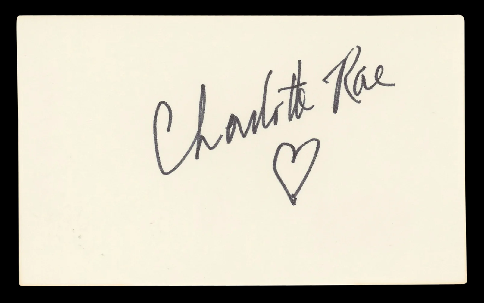 Charlotte Rae The Facts of Life Authentic Signed 3x5 Index Card BAS #BL96731 - Image 2