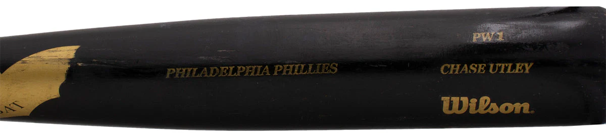 Chase Utley 2005 Season Philadelphia Phillies Game Used Sam Bat Baseball Bat PSA - Image 3