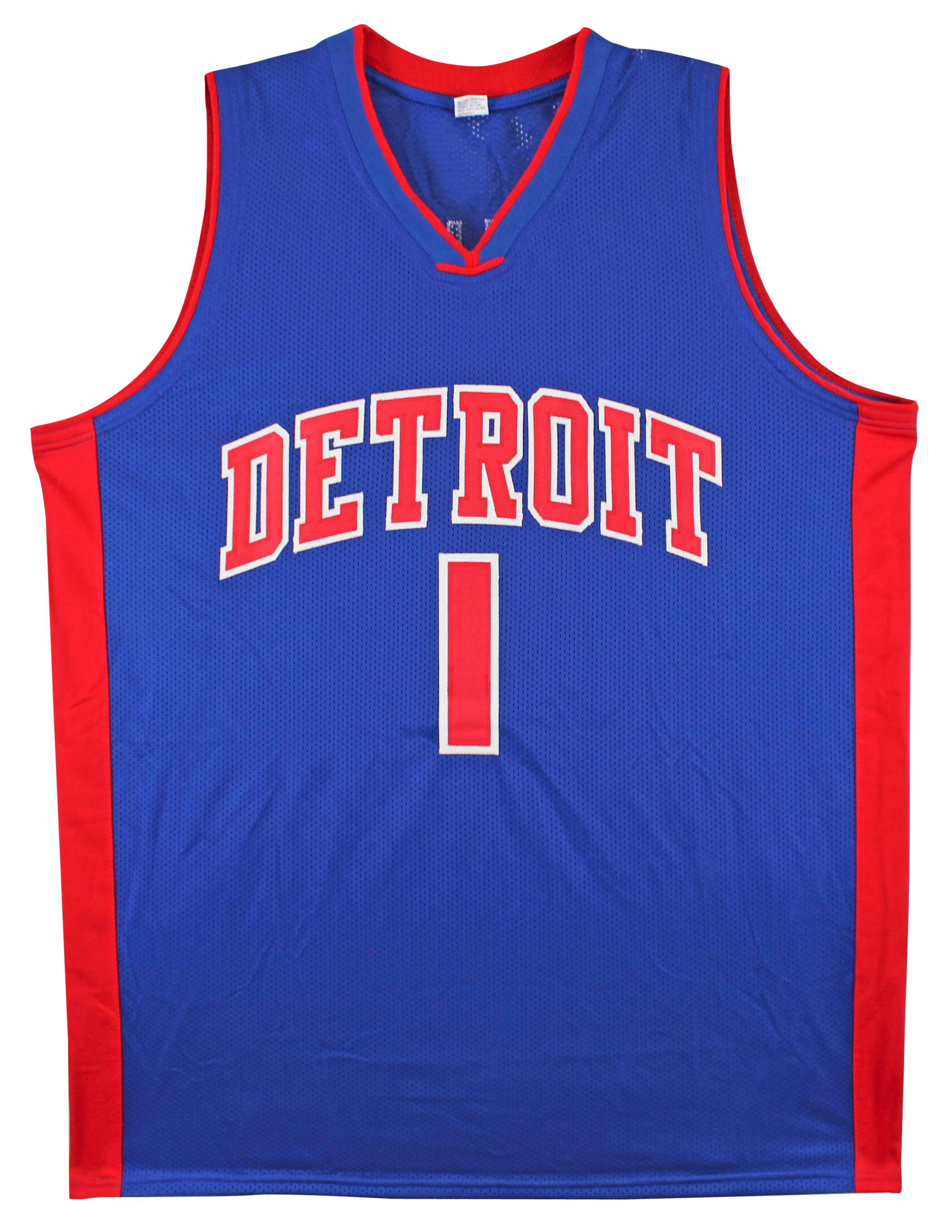 Chauncey Billups Authentic Signed Blue Pro Style Jersey BAS Witnessed - Image 4