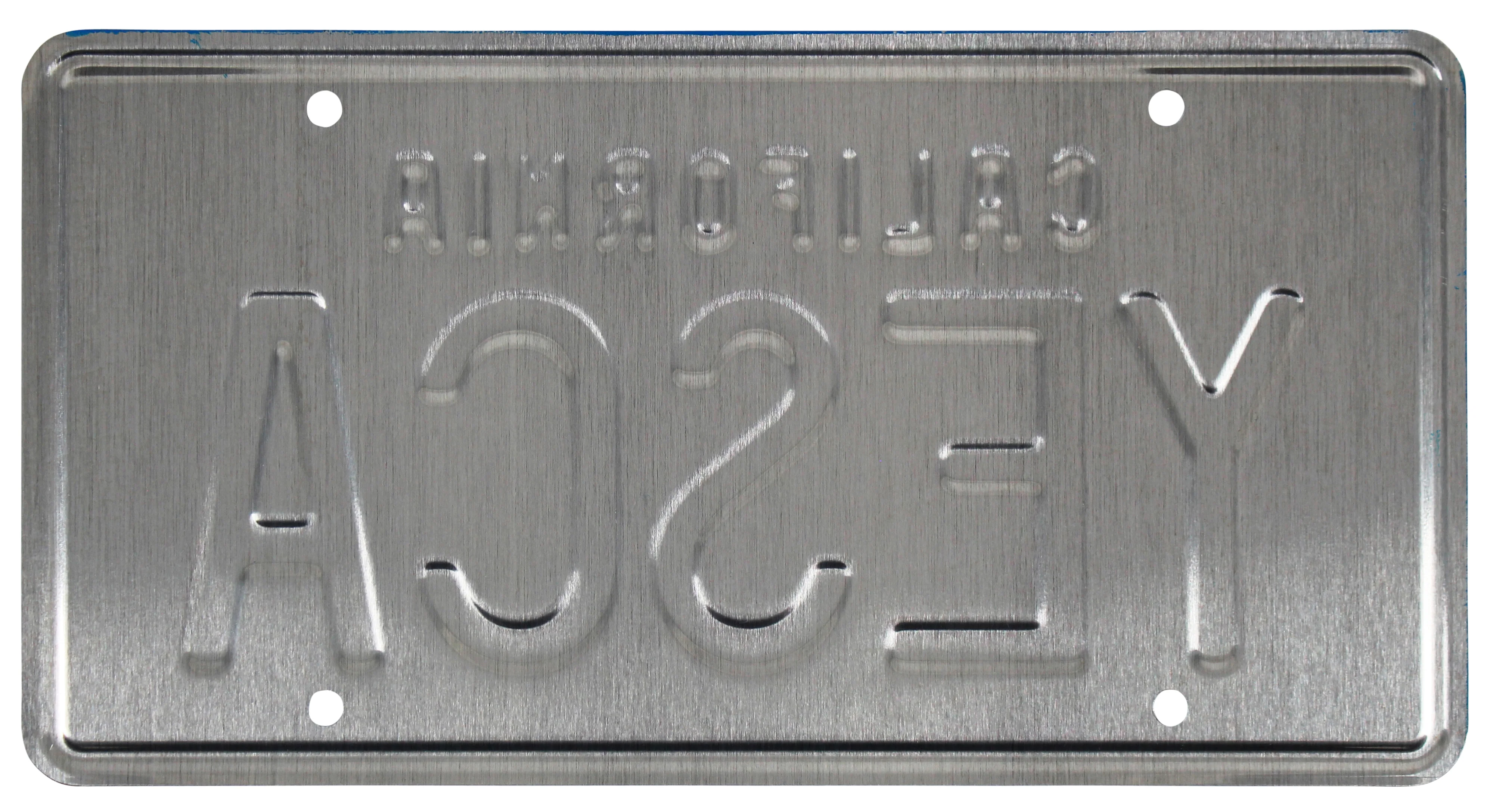Cheech Marin & Tommy Chong Up in Smoke Signed YESCA License Plate BAS Witnessed - Image 3