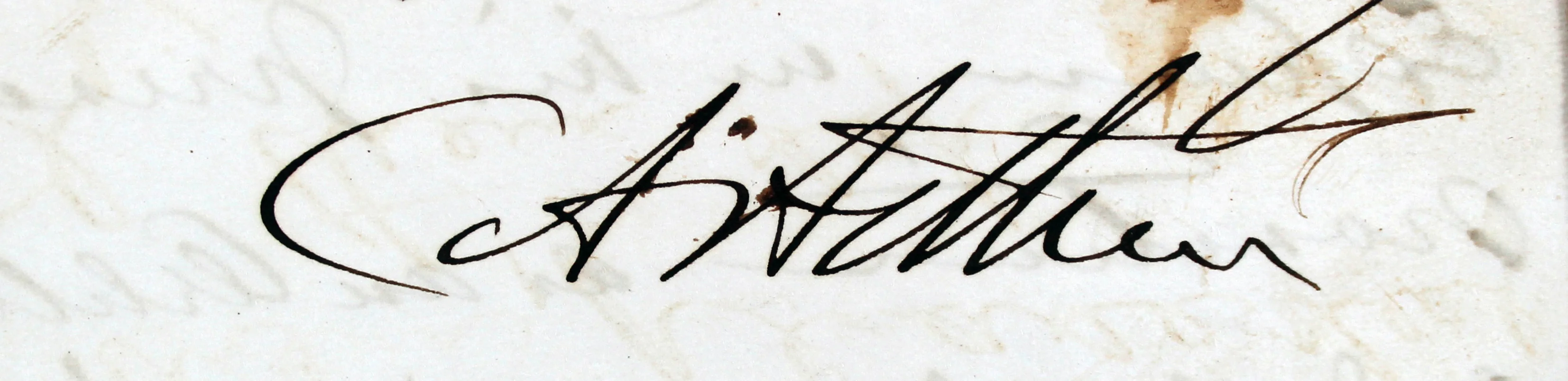 Chester A. Arthur Signed & Matted 5.5x8.25 1862 Handwritten Letter BAS #AB14650 - Image 3