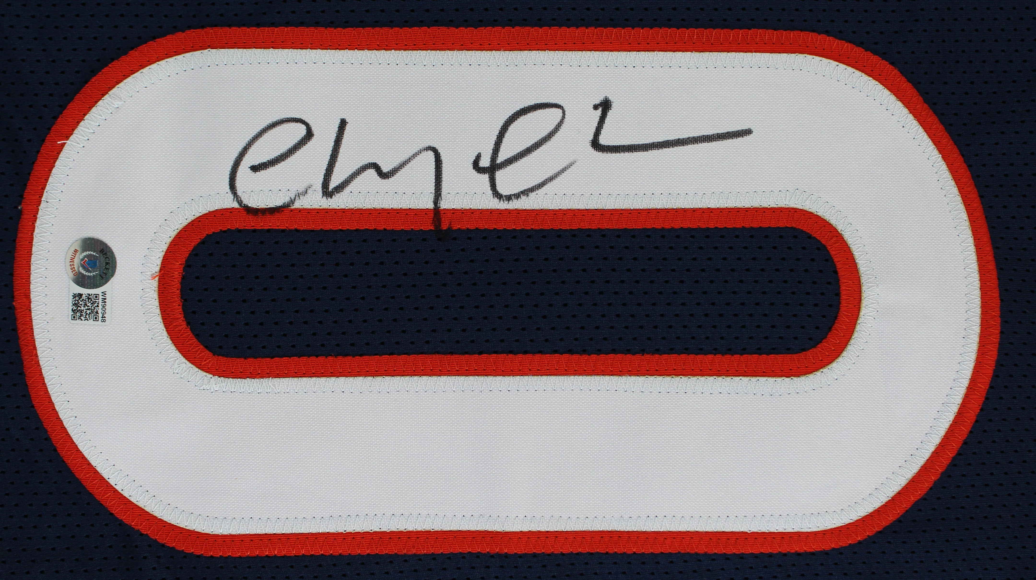 Chevy Chase Authentic 2x Signed Navy Blue Pro Style Jersey BAS Witness #WM90948 - Image 3