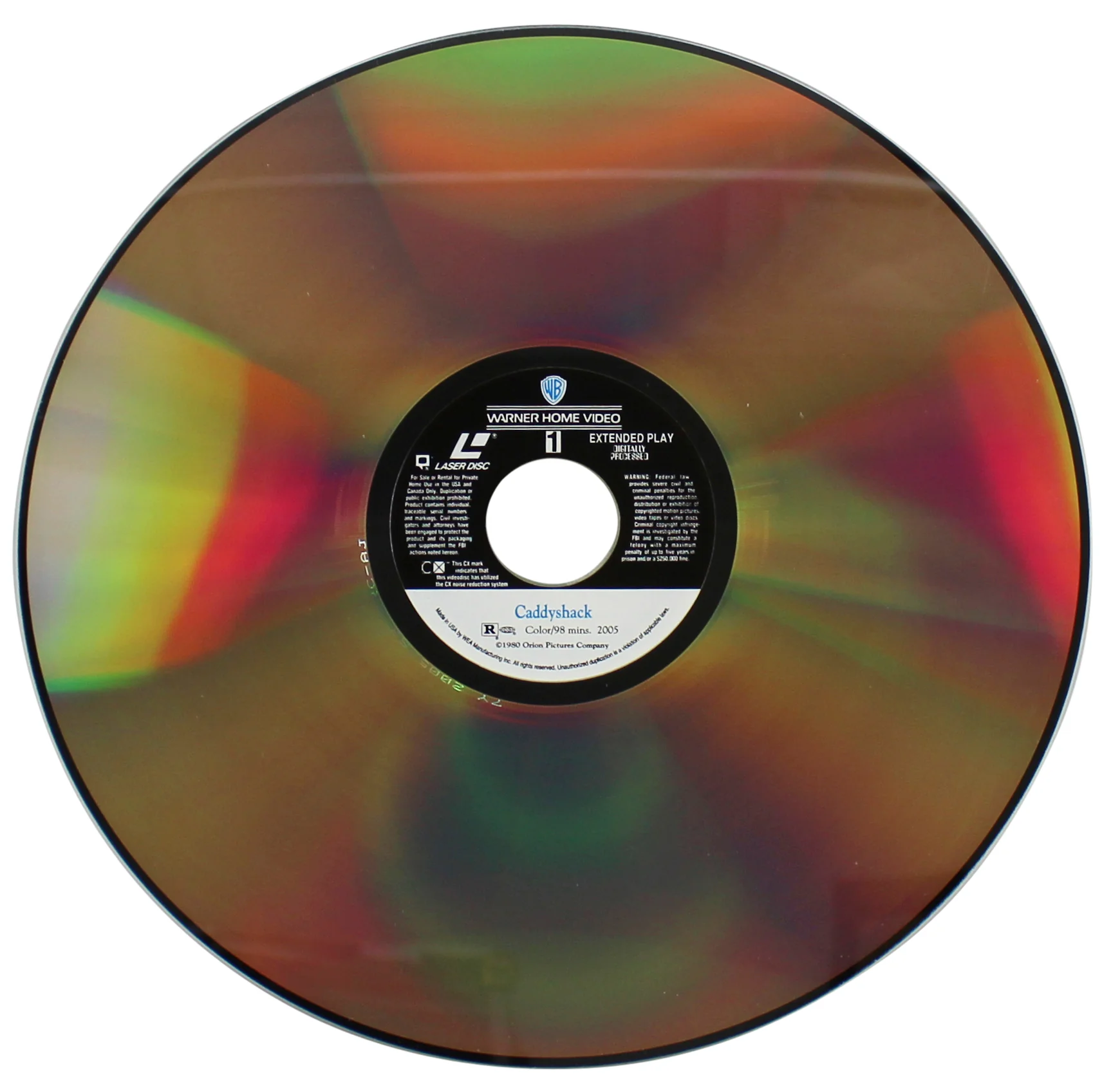 Chevy Chase Authentic Signed Caddyshack Laser Disc Cover w/Disc BAS Wit #M54599 - Image 5