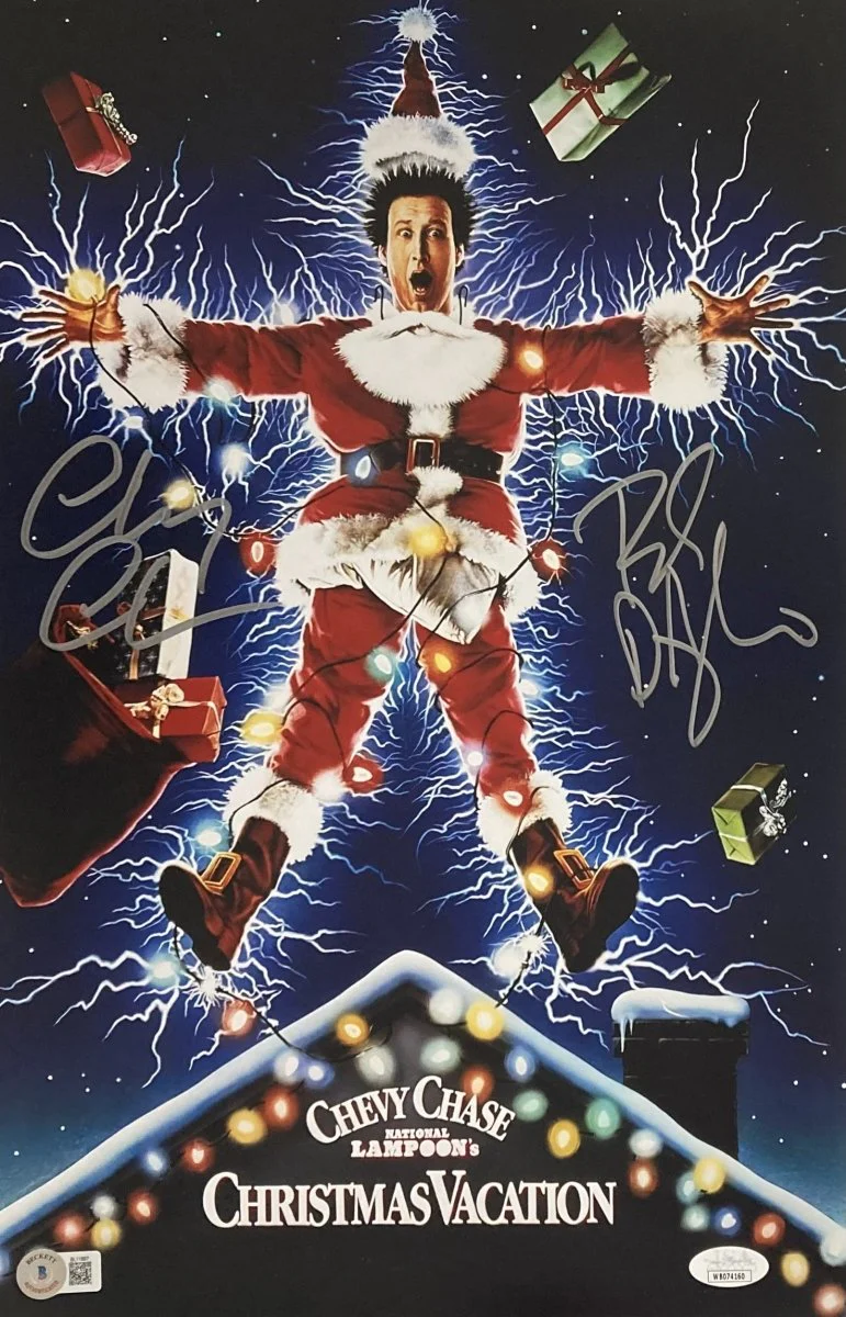Chevy Chase Beverly D'Angelo Signed 11x17 Christmas Vacation Photo BAS+JSA - Image 7