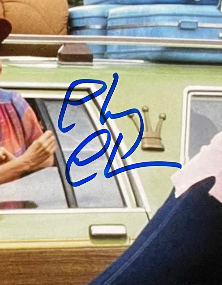 Chevy Chase Beverly D'Angelo Signed 12x20 National Lampoons Vacation Photo JSA - Image 3
