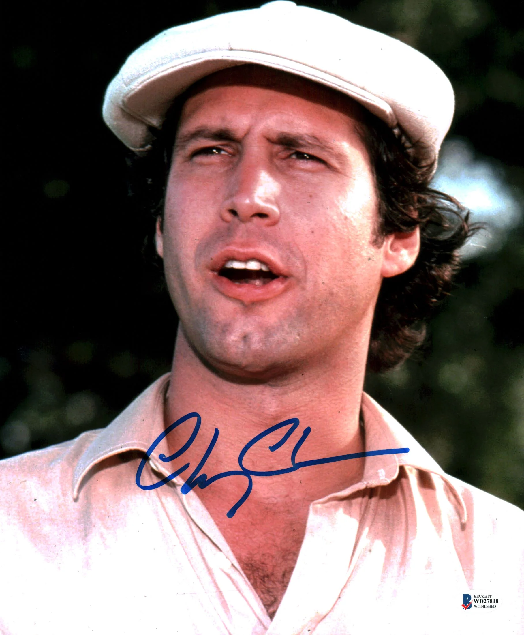 Chevy Chase Caddyshack Authentic Signed 11x14 Vertical Closeup Photo BAS Wit 21 - Image 2