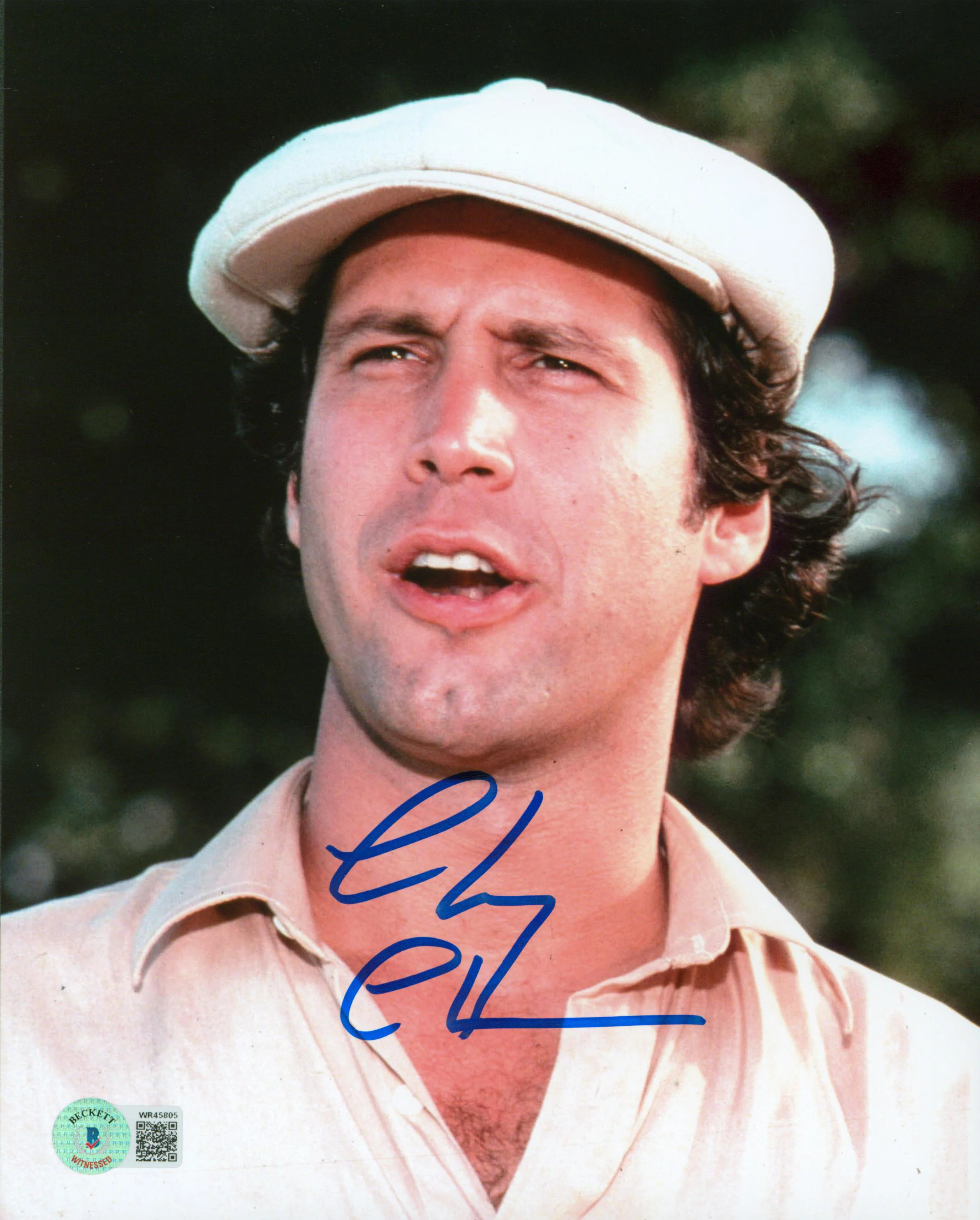 Chevy Chase Caddyshack Authentic Signed 8x10 Vertical Closeup Photo BAS Witness - Image 2