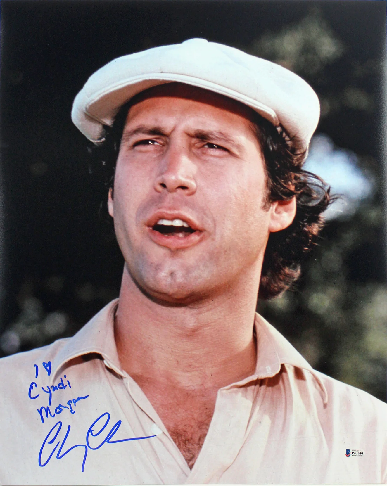 Chevy Chase Caddyshack "I Love Cindy Morgan" Signed 16x20 Photo BAS #P43540 - Image 2