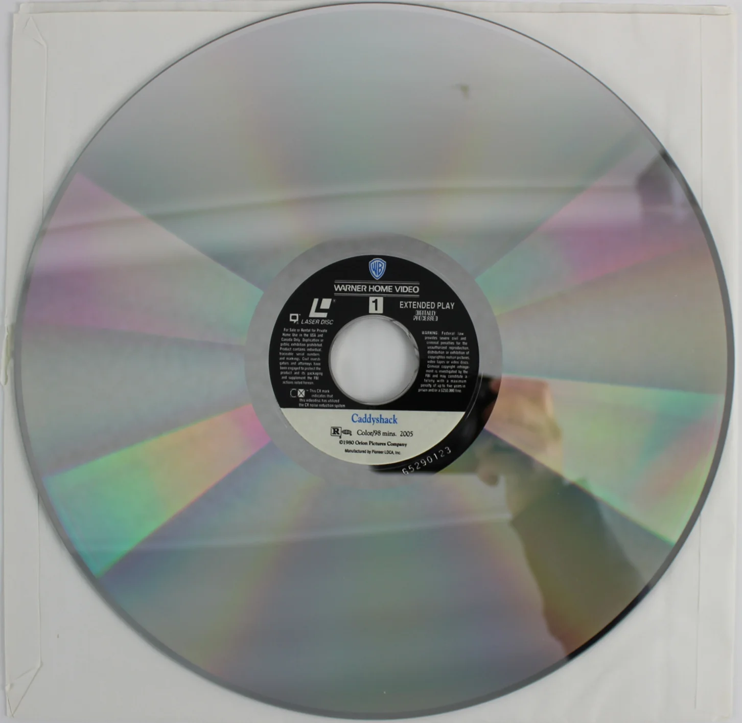 Chevy Chase Caddyshack Signed Caddyshack Laser Disc Cover w/Disc BAS #M54603 - Image 5