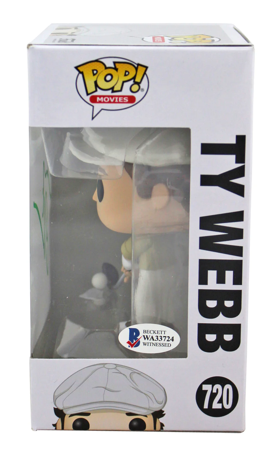 Chevy Chase Caddyshack Signed Funko Pop Vinyl Figure w/ Green Signature BAS - Image 4
