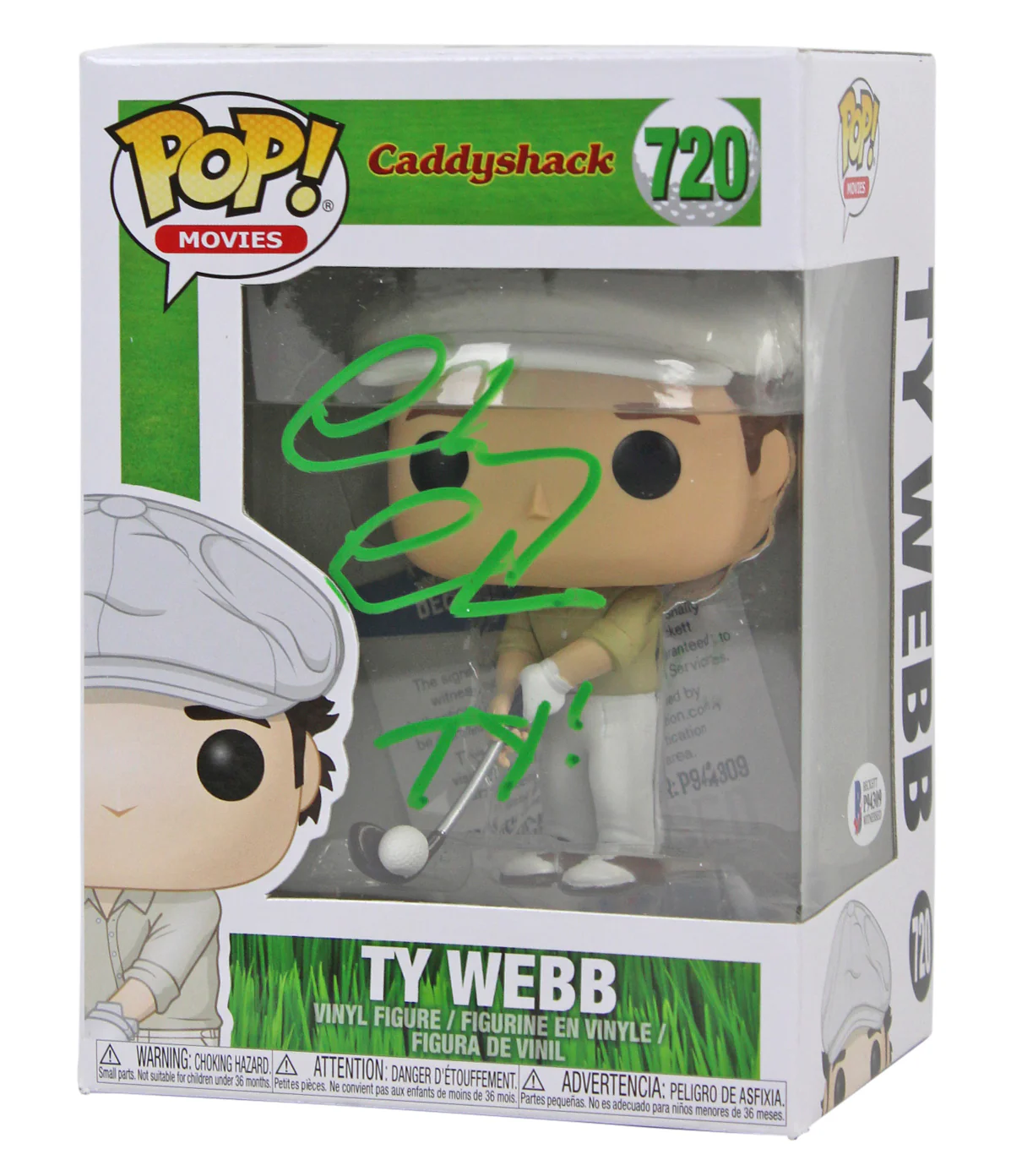 Chevy Chase Caddyshack "Ty!" Signed #720 Funko Pop Vinyl Figure BAS #P94309 - Image 3