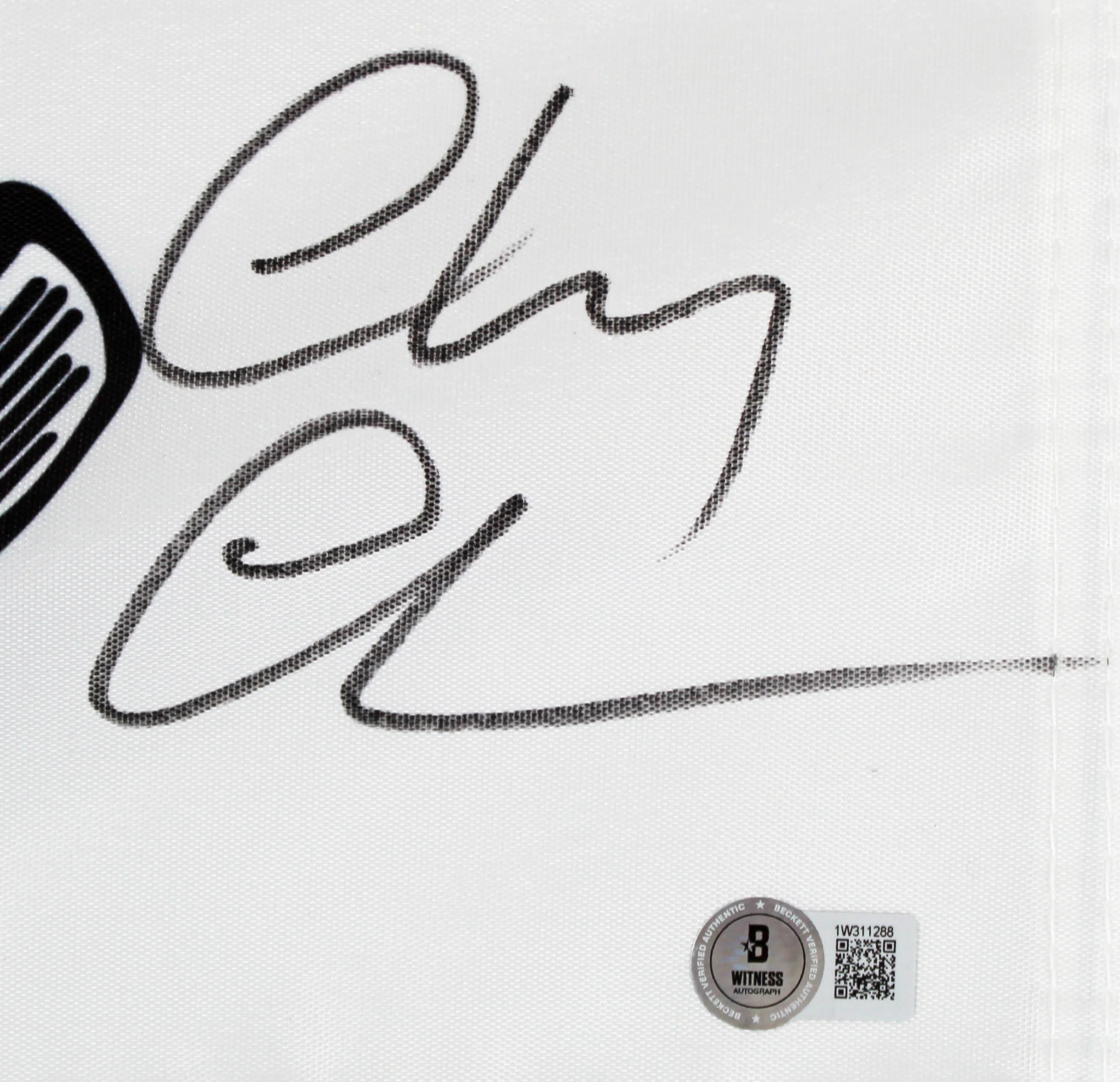 Chevy Chase Caddyshack "Ty Webb" Signed Bushwood Country Club Flag BAS #1W311288 - Image 3