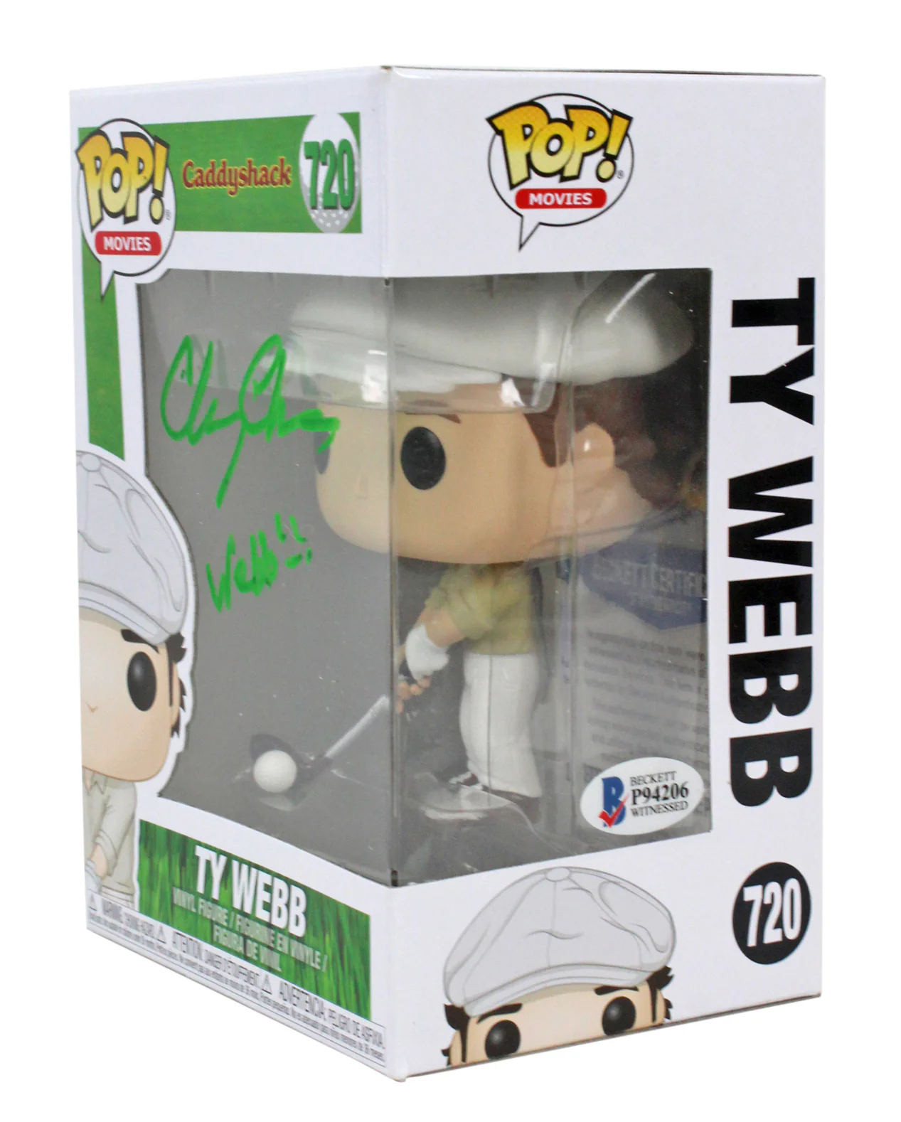 Chevy Chase Caddyshack "Webb!!" Signed #720 Funko Pop Vinyl Figure BAS #P94206 - Image 3