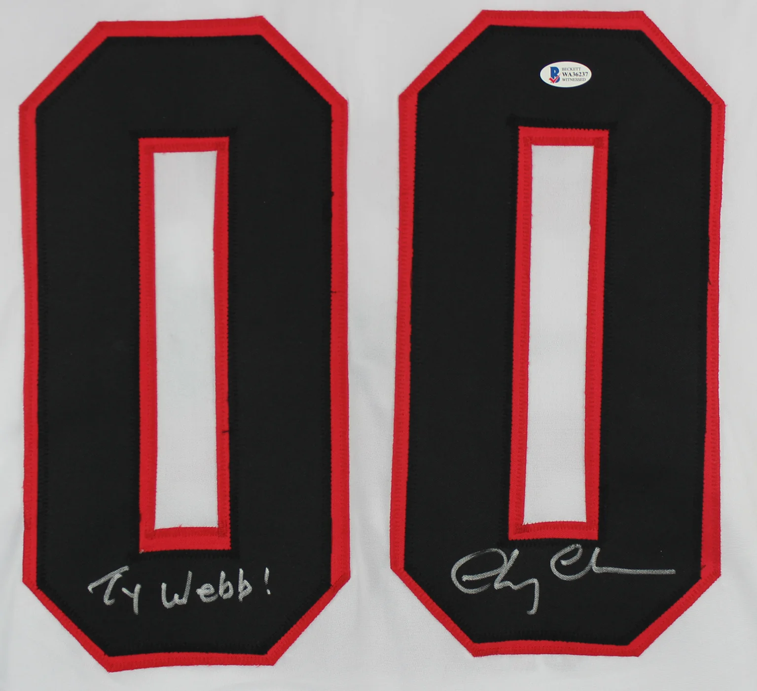 Chevy Chase Christmas "Ty Webb!" Signed Griswold Jersey BAS Witnessed #WA36237 - Image 3