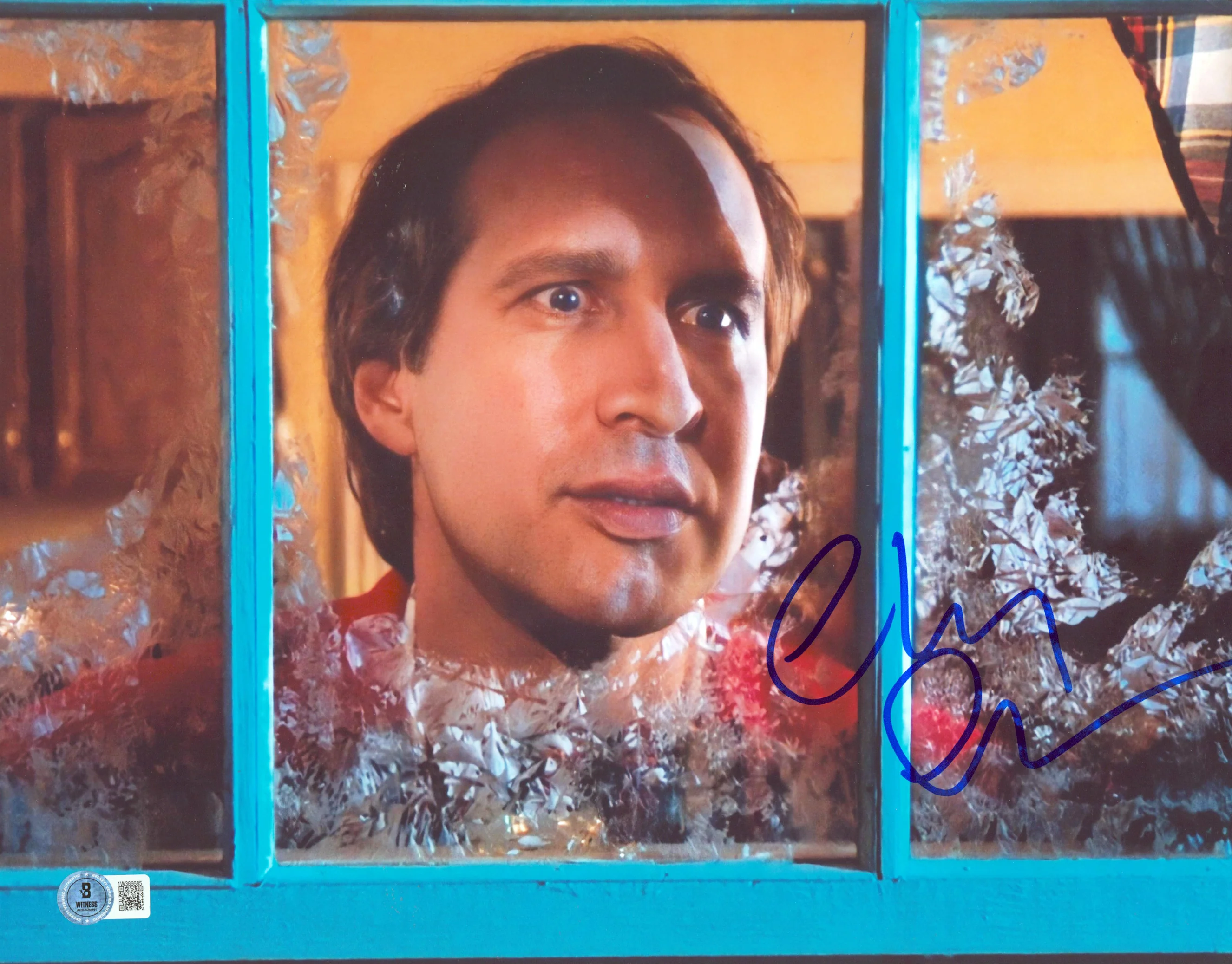 Chevy Chase Christmas Vacation Authentic Signed 11x14 Photo BAS #1W386685 - Image 2