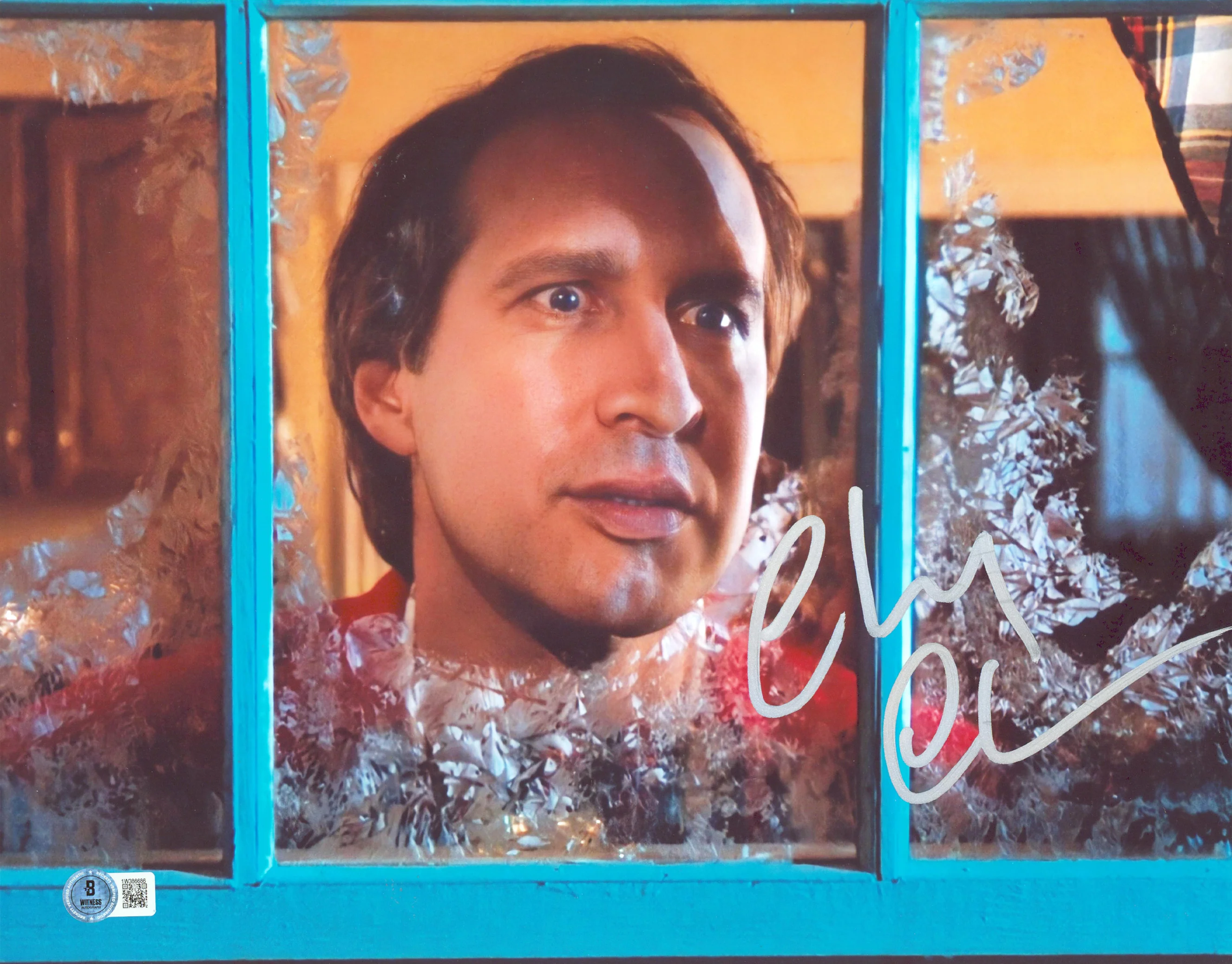 Chevy Chase Christmas Vacation Authentic Signed 11x14 Photo BAS #1W386686 - Image 2