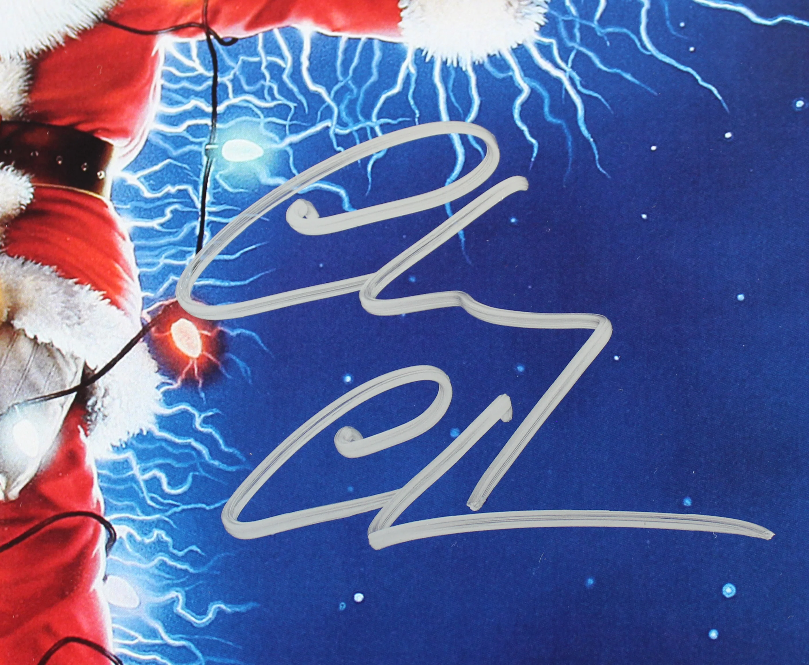 Chevy Chase Christmas Vacation Authentic Signed 12x18 Photo BAS Witnessed - Image 3