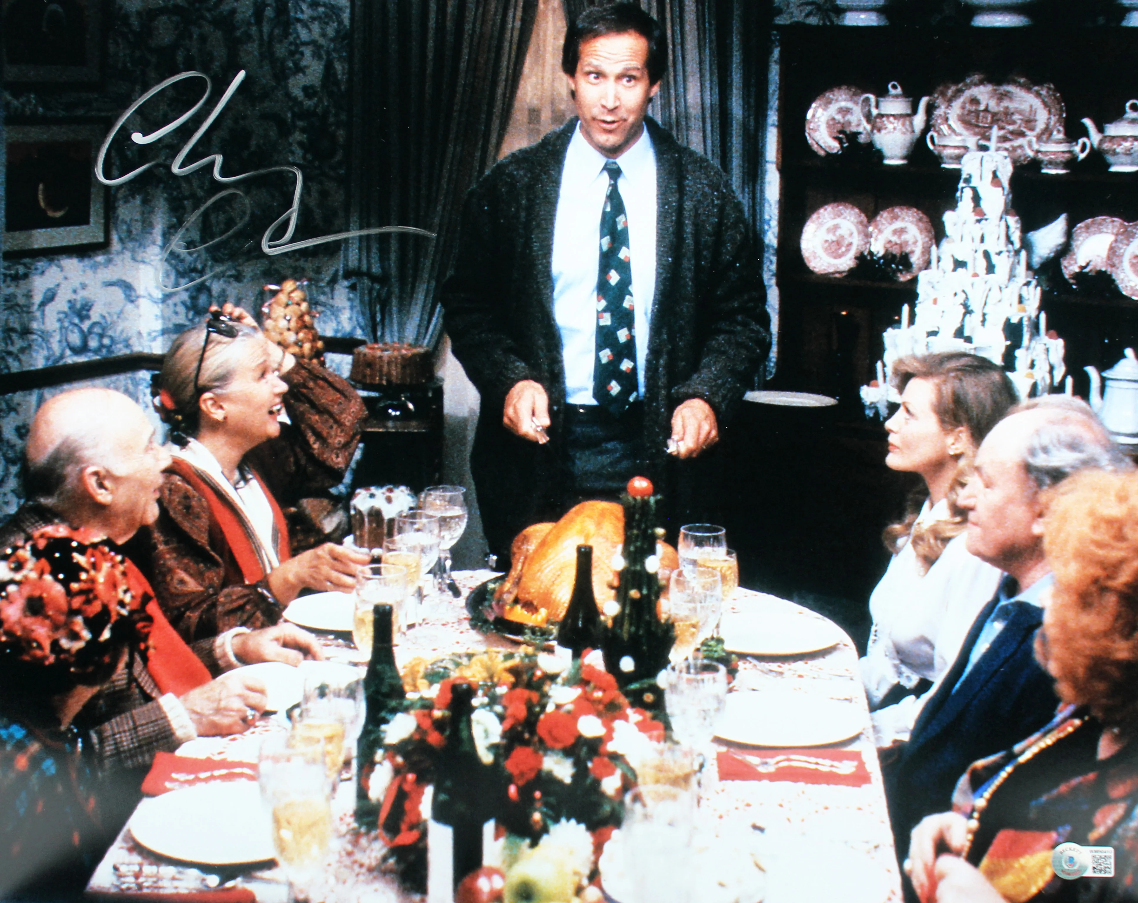 Chevy Chase Christmas Vacation Authentic Signed 16x20 Photo BAS Wit #WM90410 - Image 2