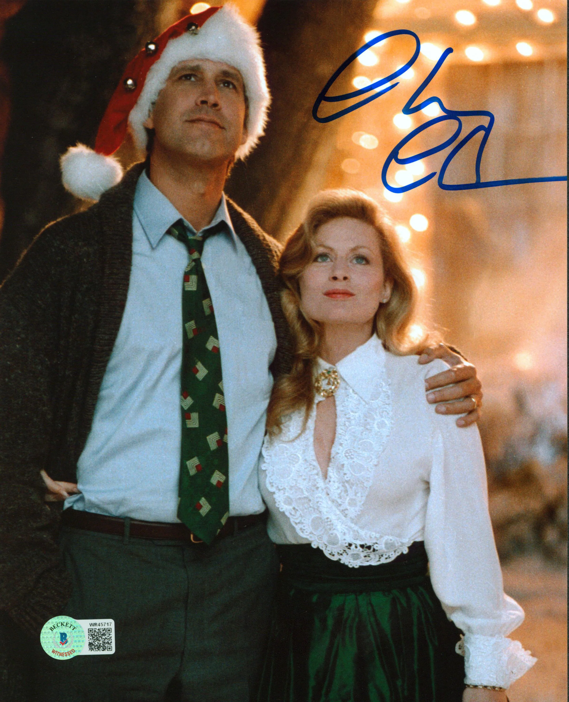 Chevy Chase Christmas Vacation Authentic Signed 8x10 Photo w/ Beverly BAS Wit - Image 2