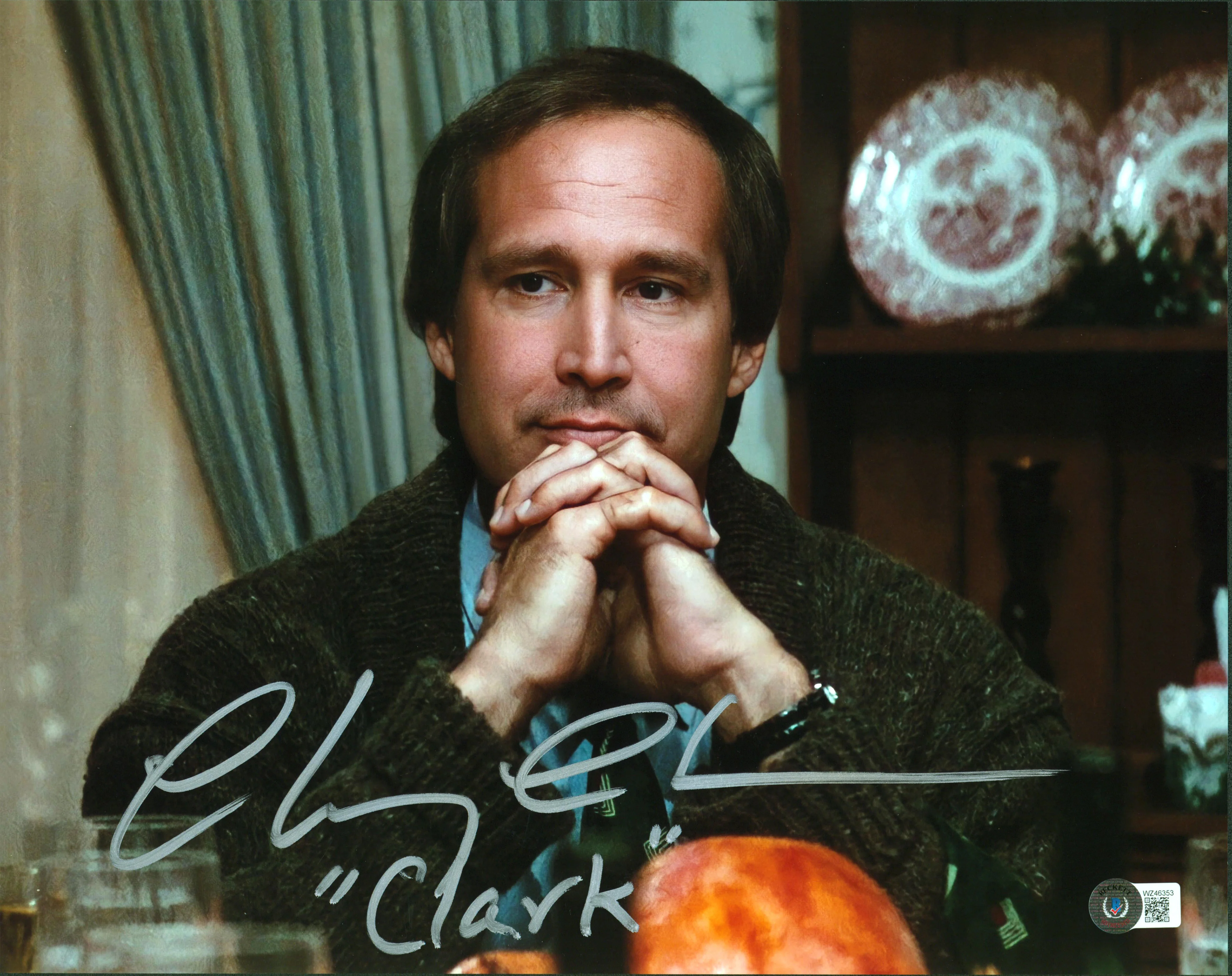Chevy Chase Christmas Vacation "Clark" Signed 11x14 Photo BAS Witness #WZ46353 - Image 2