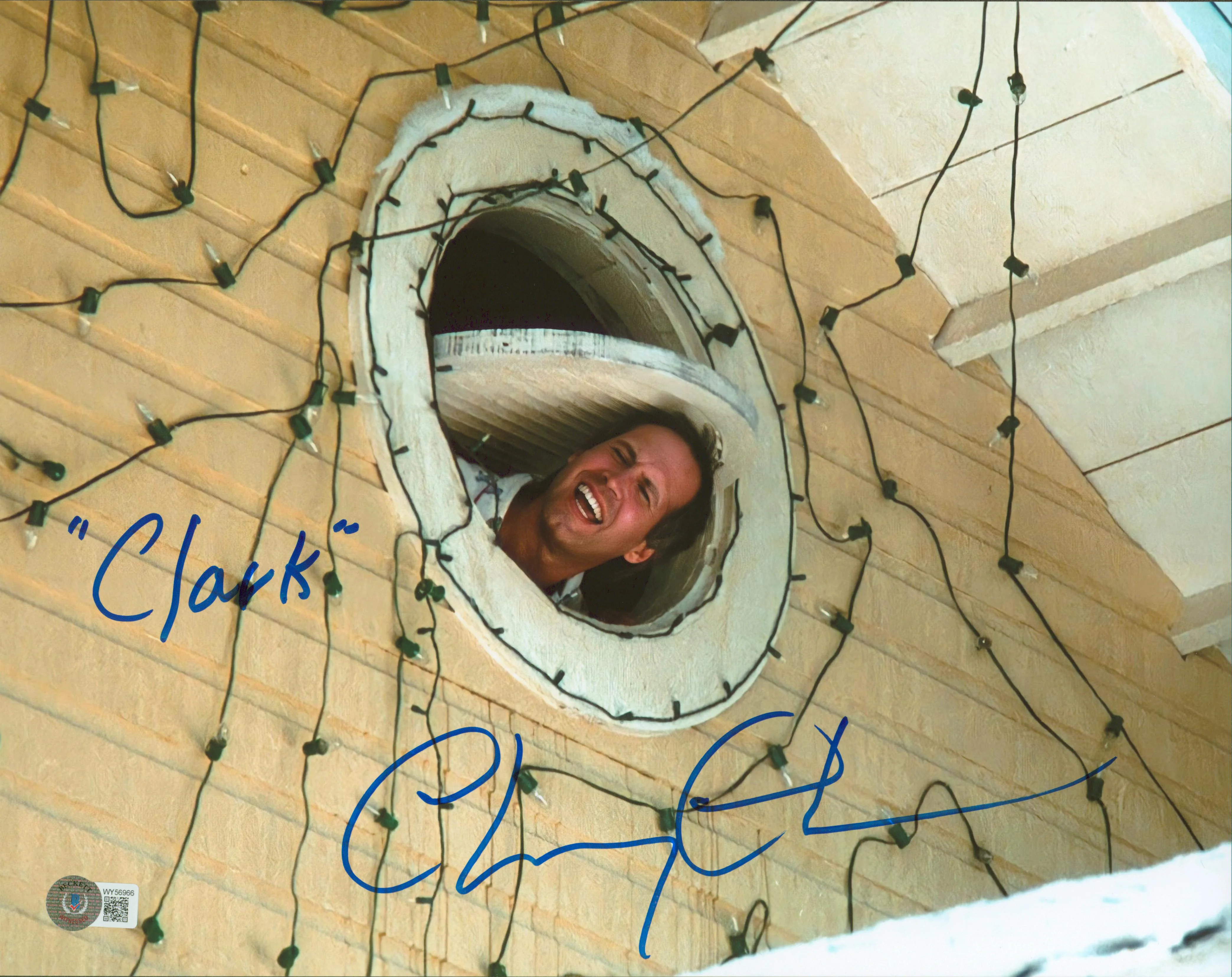 Chevy Chase Christmas Vacation "Clark" Signed 11x14 Photo BAS Witness #WZ56966 - Image 2