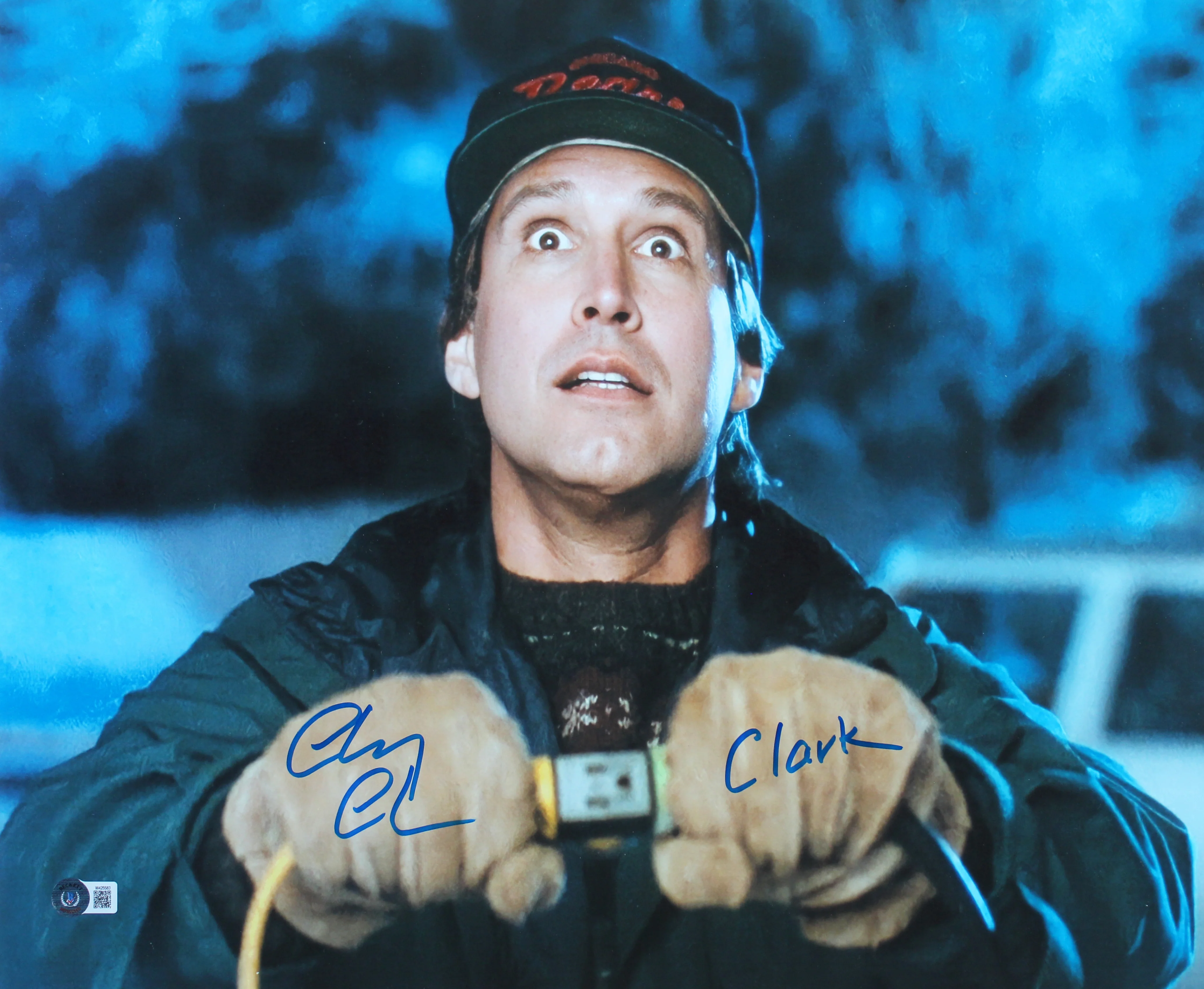 Chevy Chase Christmas Vacation "Clark" Signed 16x20 Photo BAS Witnessed #W425583 - Image 2