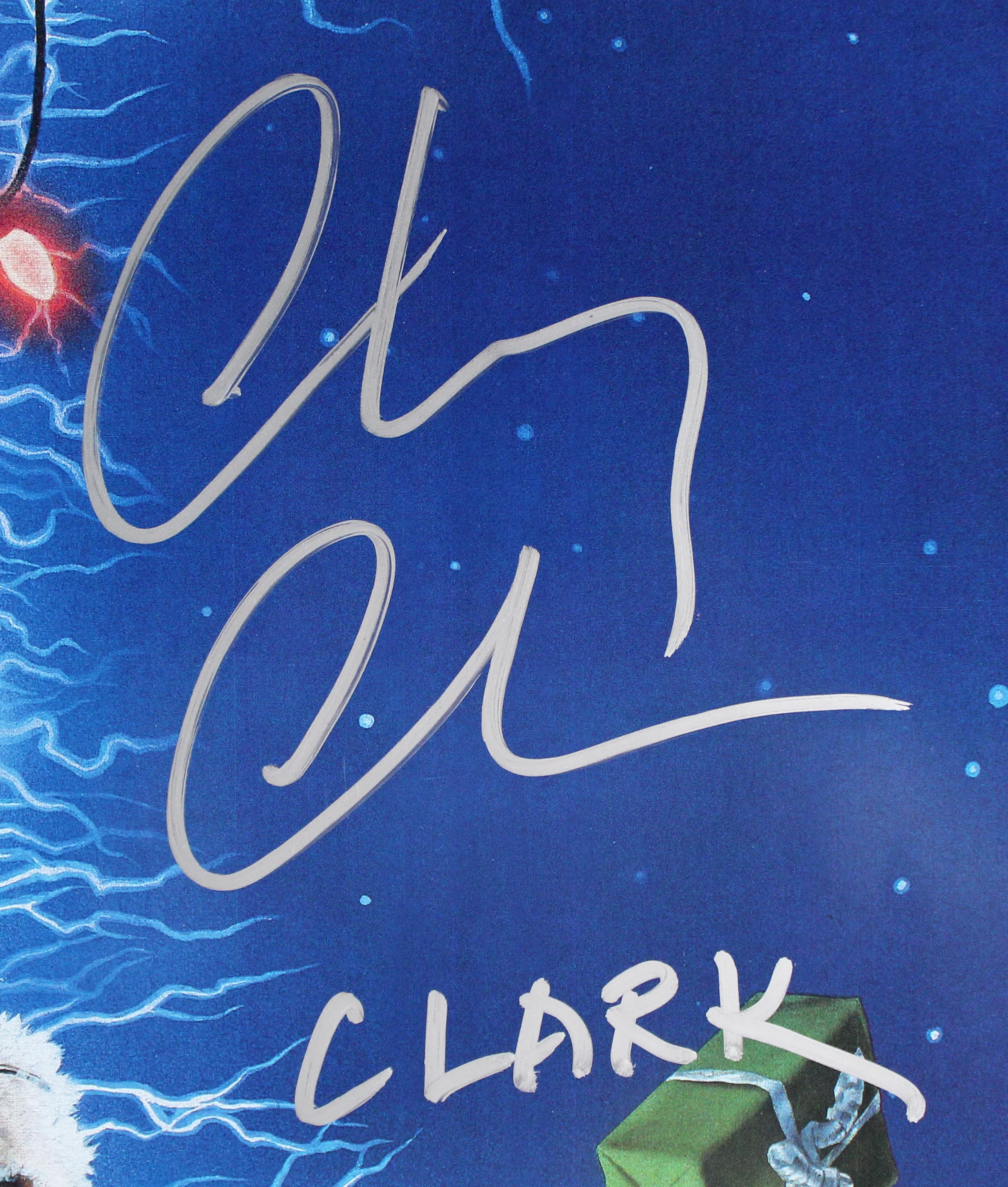 Chevy Chase Christmas Vacation "Clark" Signed 24x36 Movie Poster BAS Witnessed - Image 3