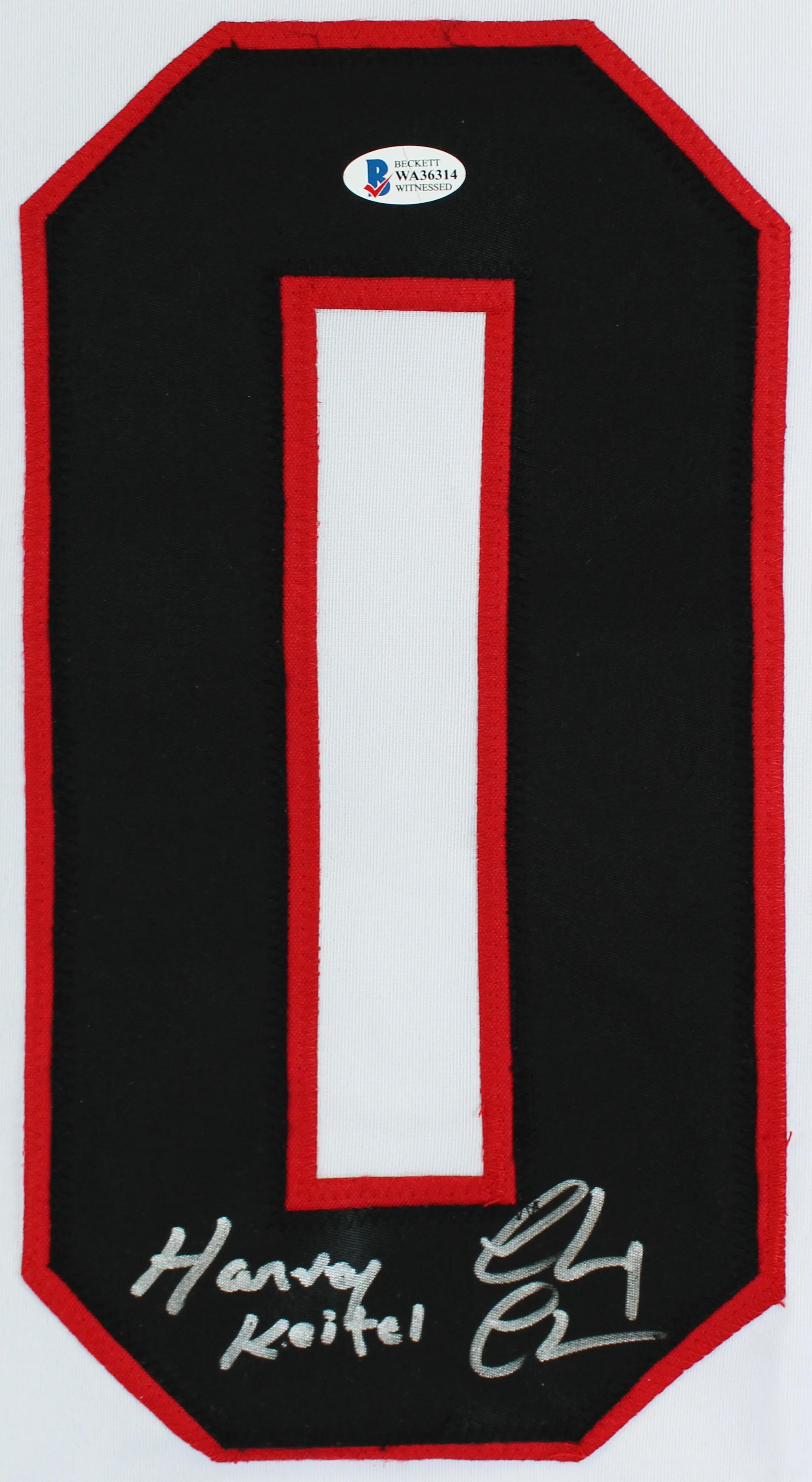 Chevy Chase Christmas Vacation "Harvey Keitel" Signed Santa Clark Jersey BAS Wit - Image 3