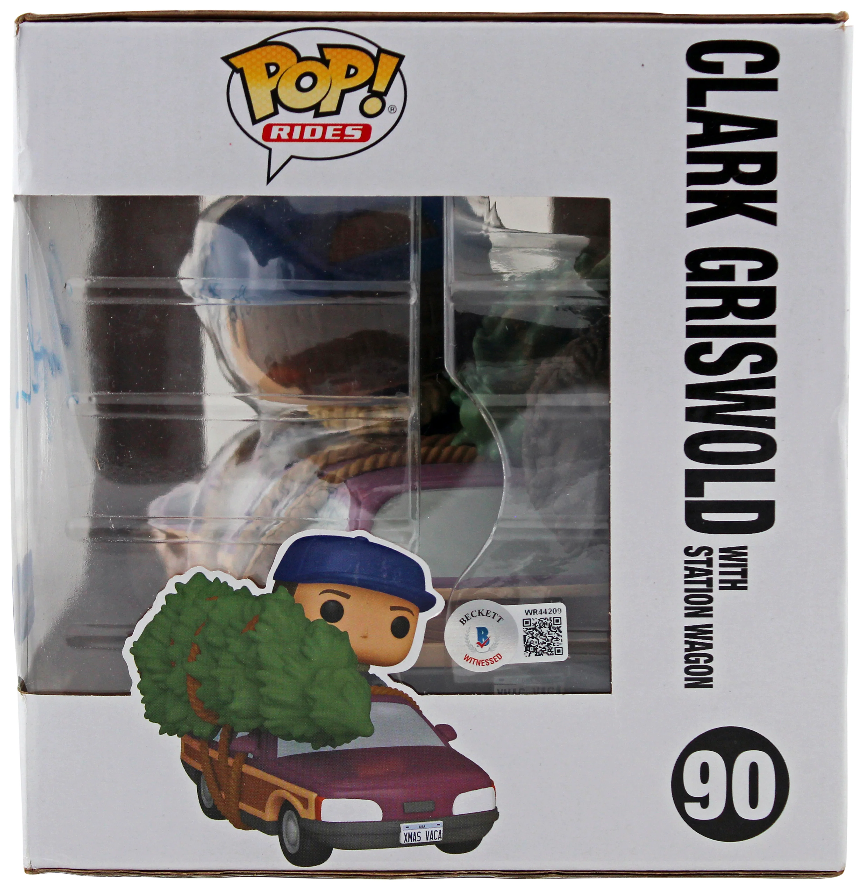 Chevy Chase Christmas Vacation Signed #90 Funko Pop Vinyl Figure BAS #WR44209 - Image 4