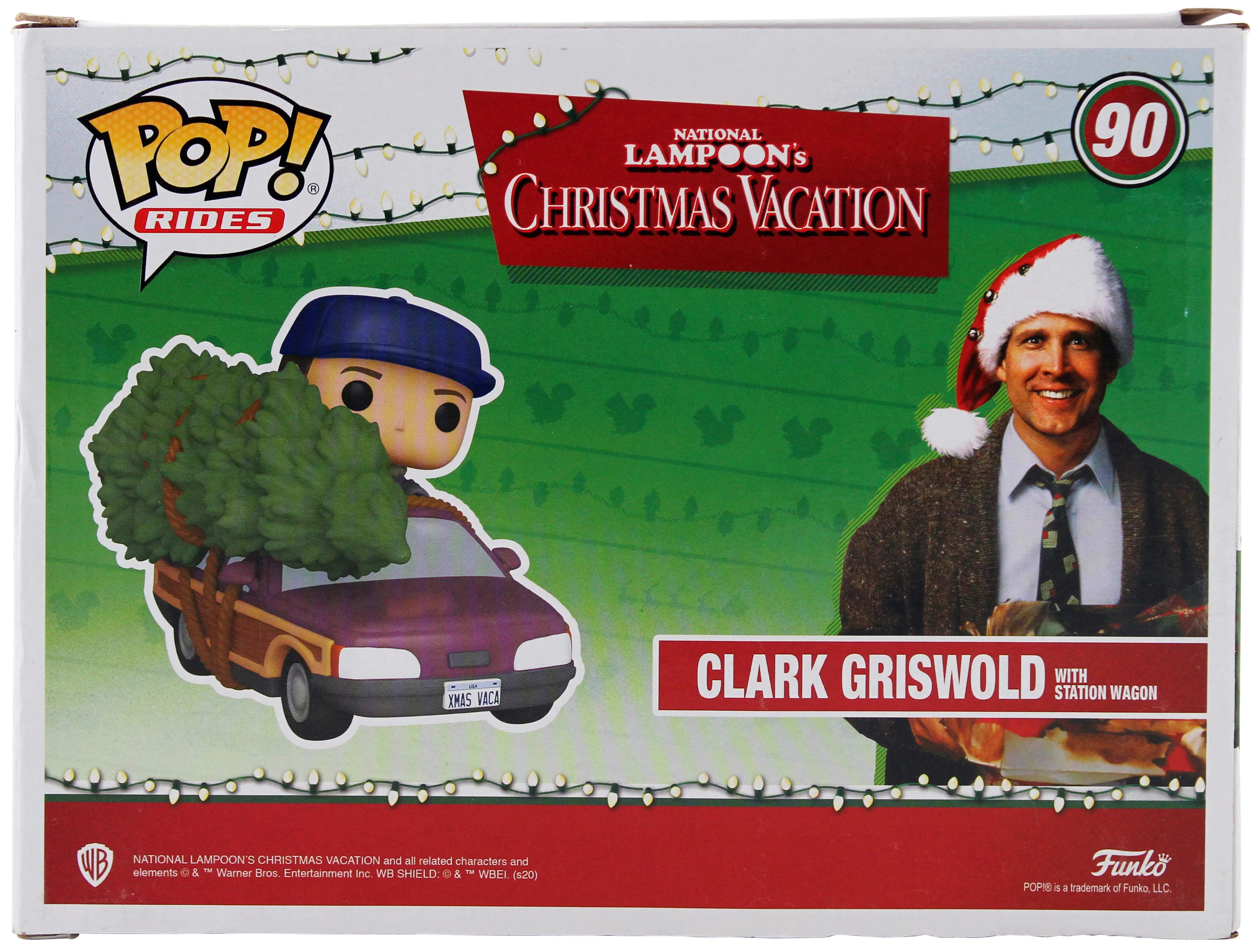 Chevy Chase Christmas Vacation Signed #90 Funko Pop Vinyl Figure BAS #WR44209 - Image 5