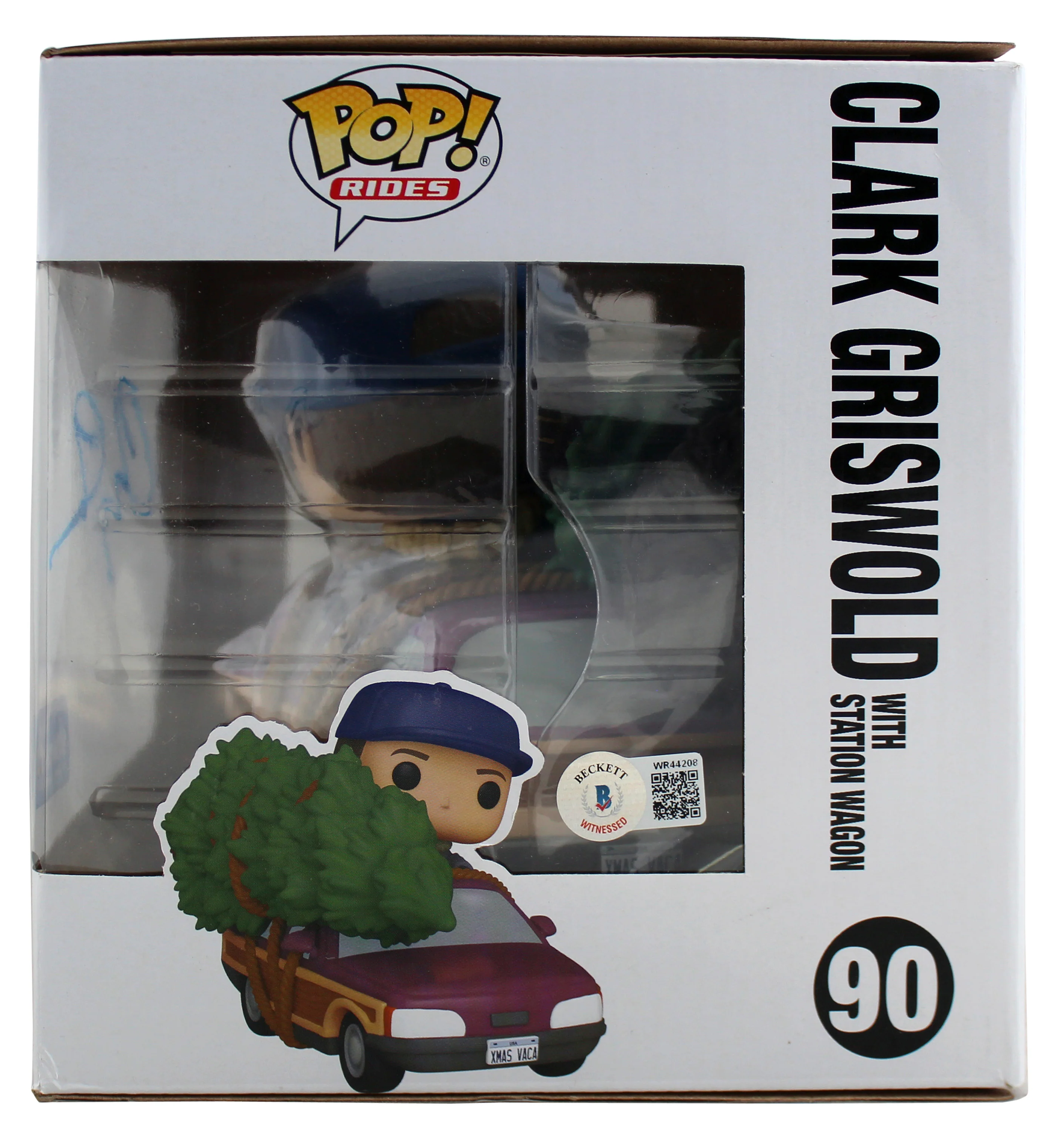 Chevy Chase Christmas Vacation Signed #90 Funko Pop Vinyl Figure w/ Blue Sig BAS - Image 5