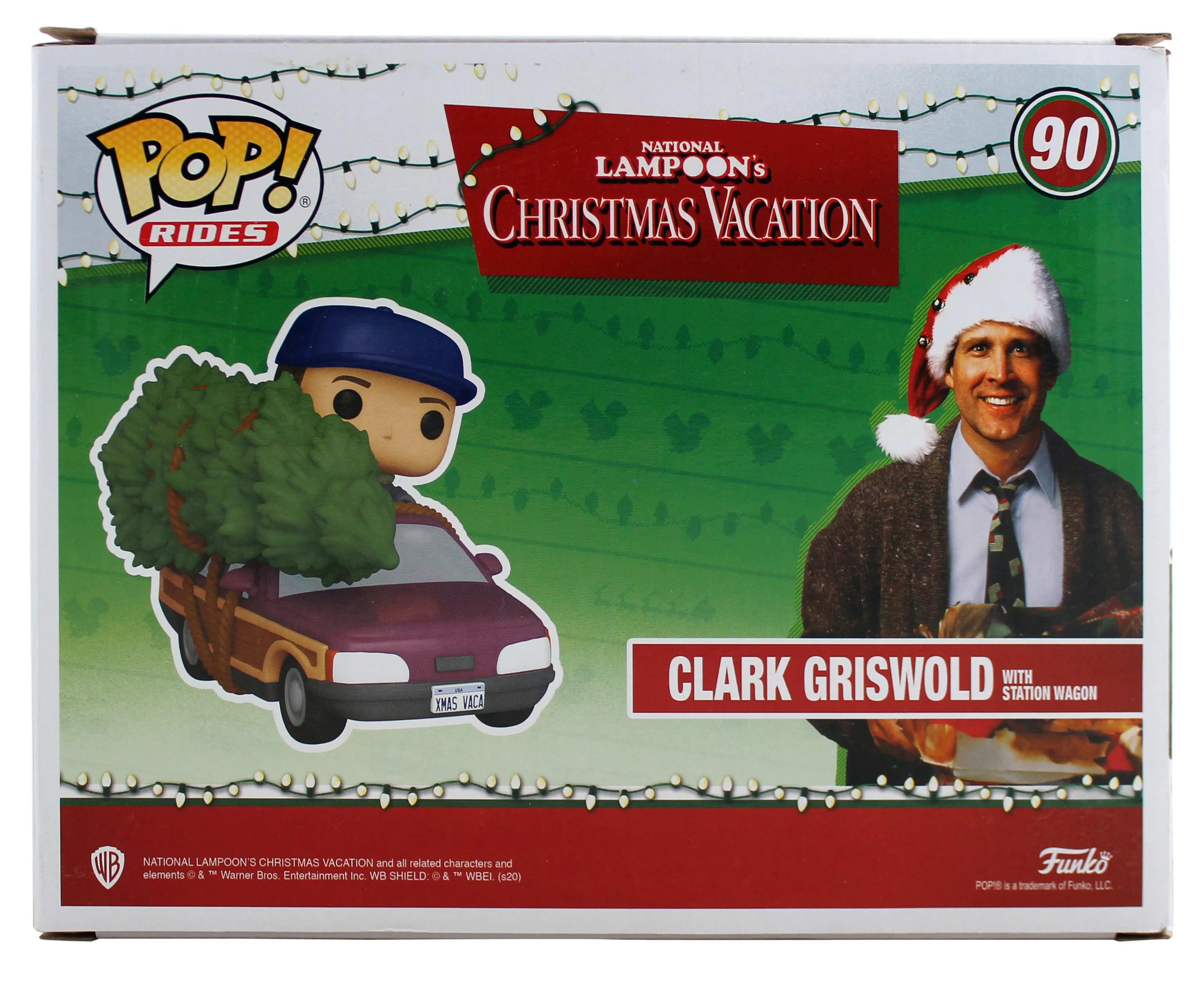 Chevy Chase Christmas Vacation Signed #90 Funko Pop Vinyl Figure w/ Blue Sig BAS - Image 6