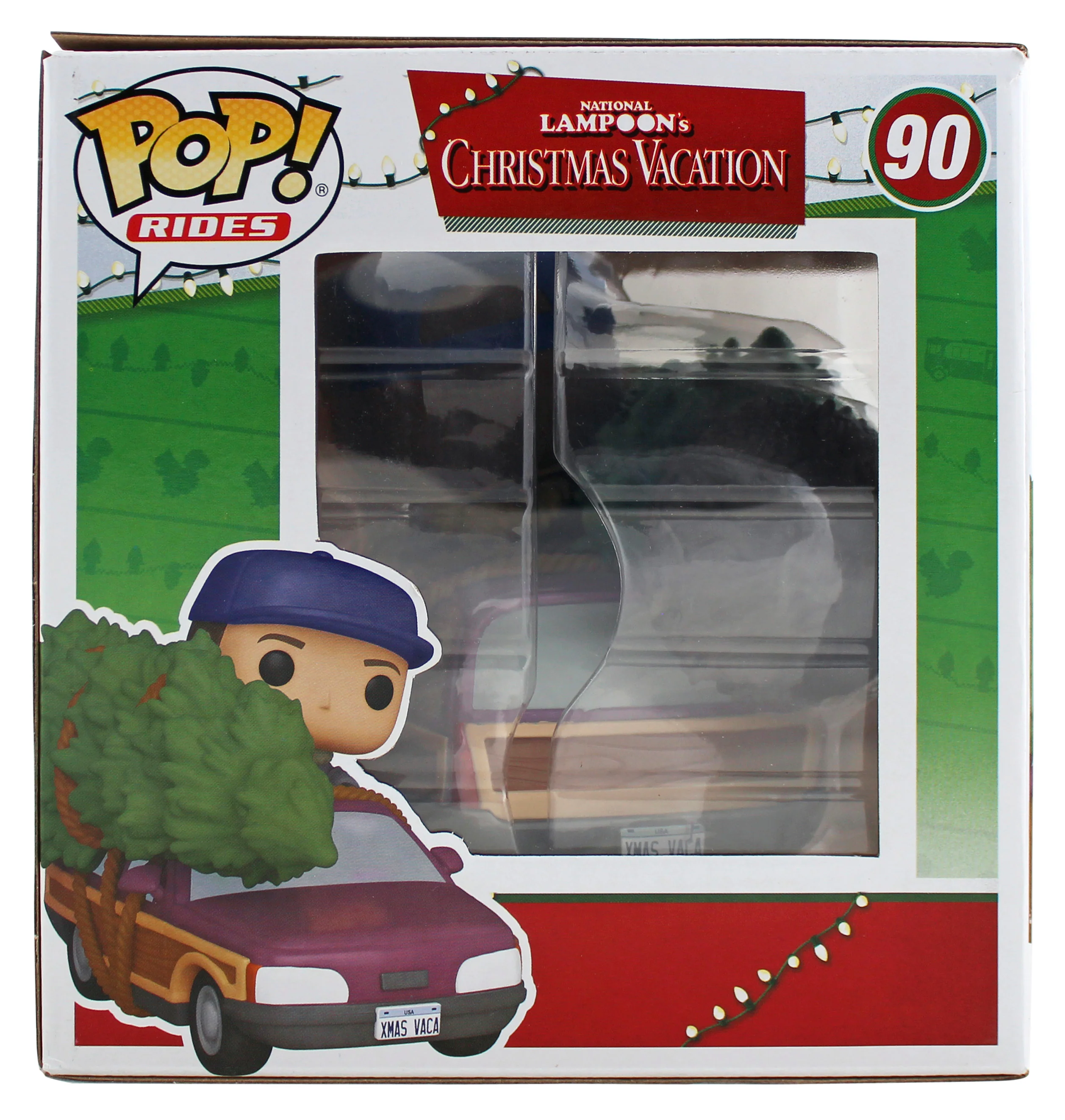 Chevy Chase Christmas Vacation Signed #90 Funko Pop Vinyl Figure w Green Sig BAS - Image 5